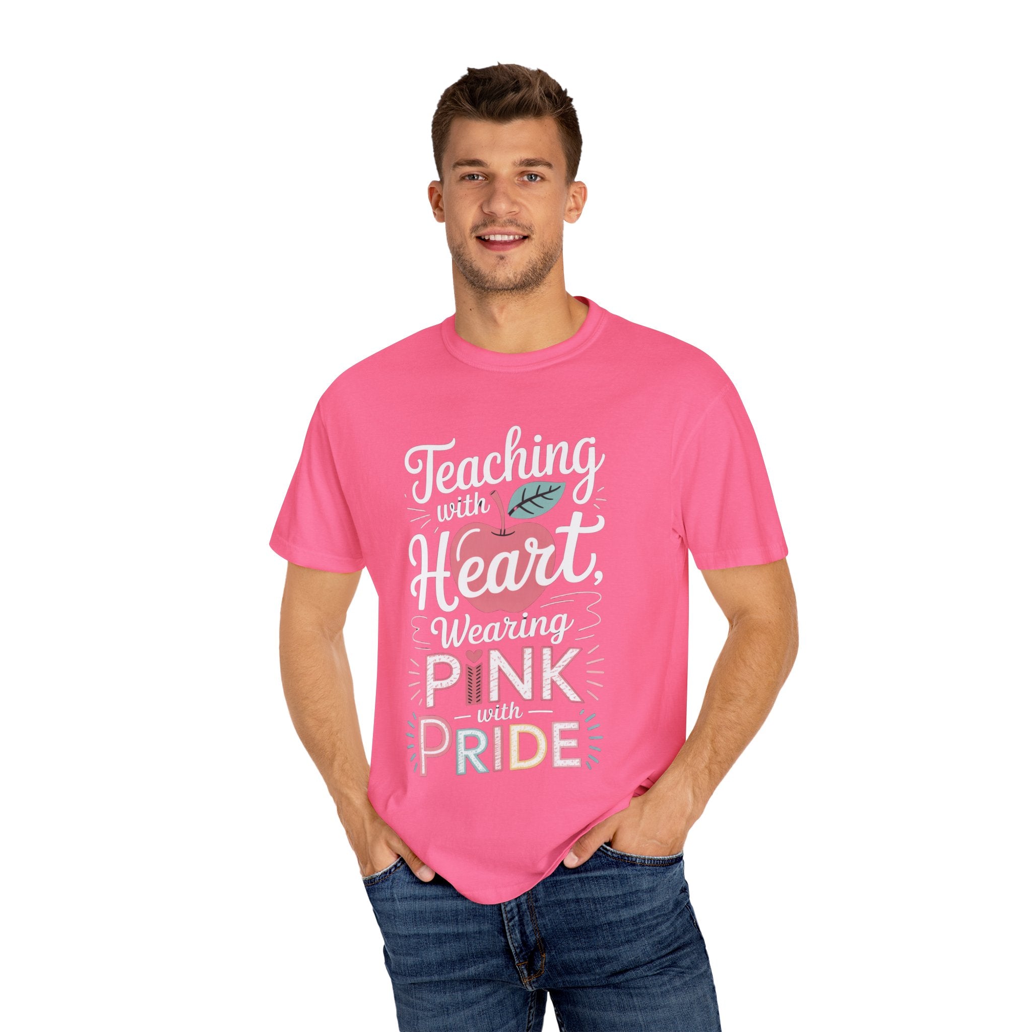 Teaching With Heart BCA Unisex Garment-Dyed T-shirt
