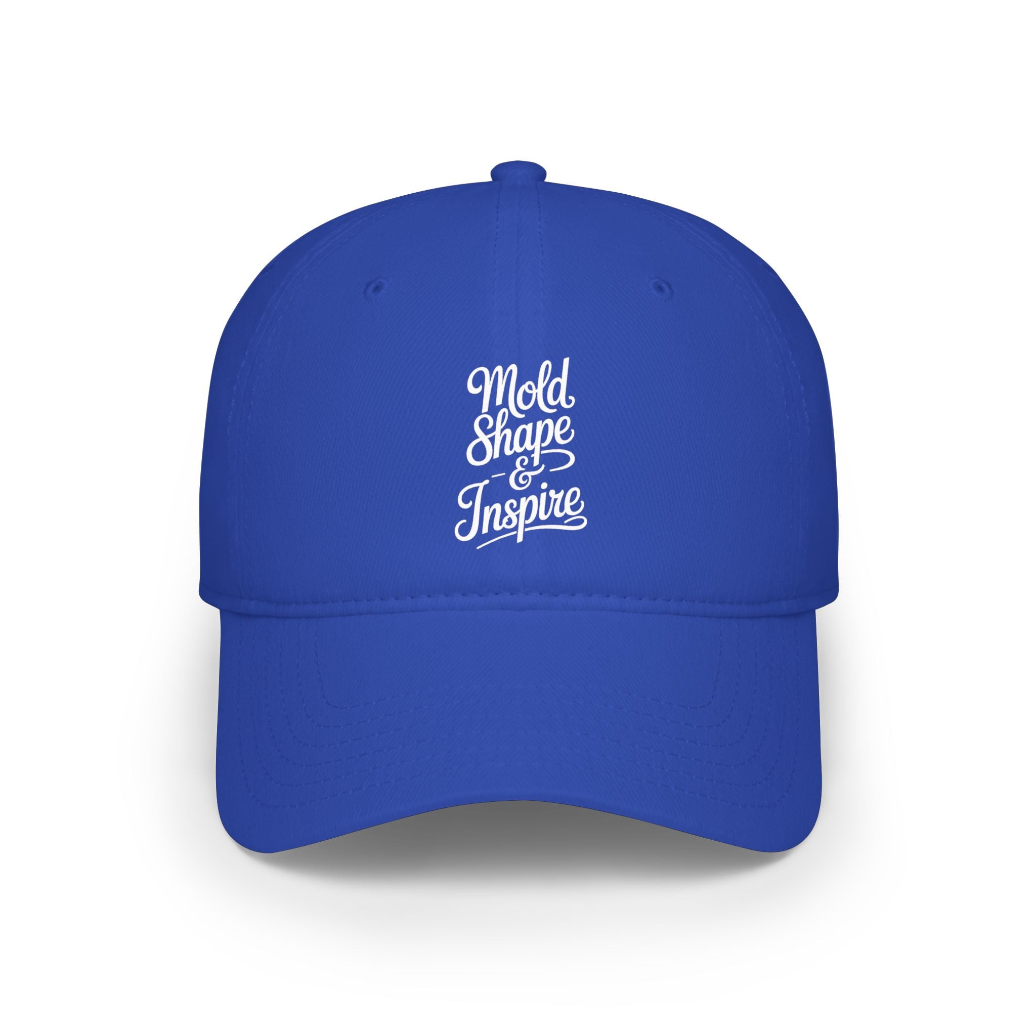 Low Profile Baseball Cap – "Mold, Shape & Inspire" Embroidered Motivational Hat
