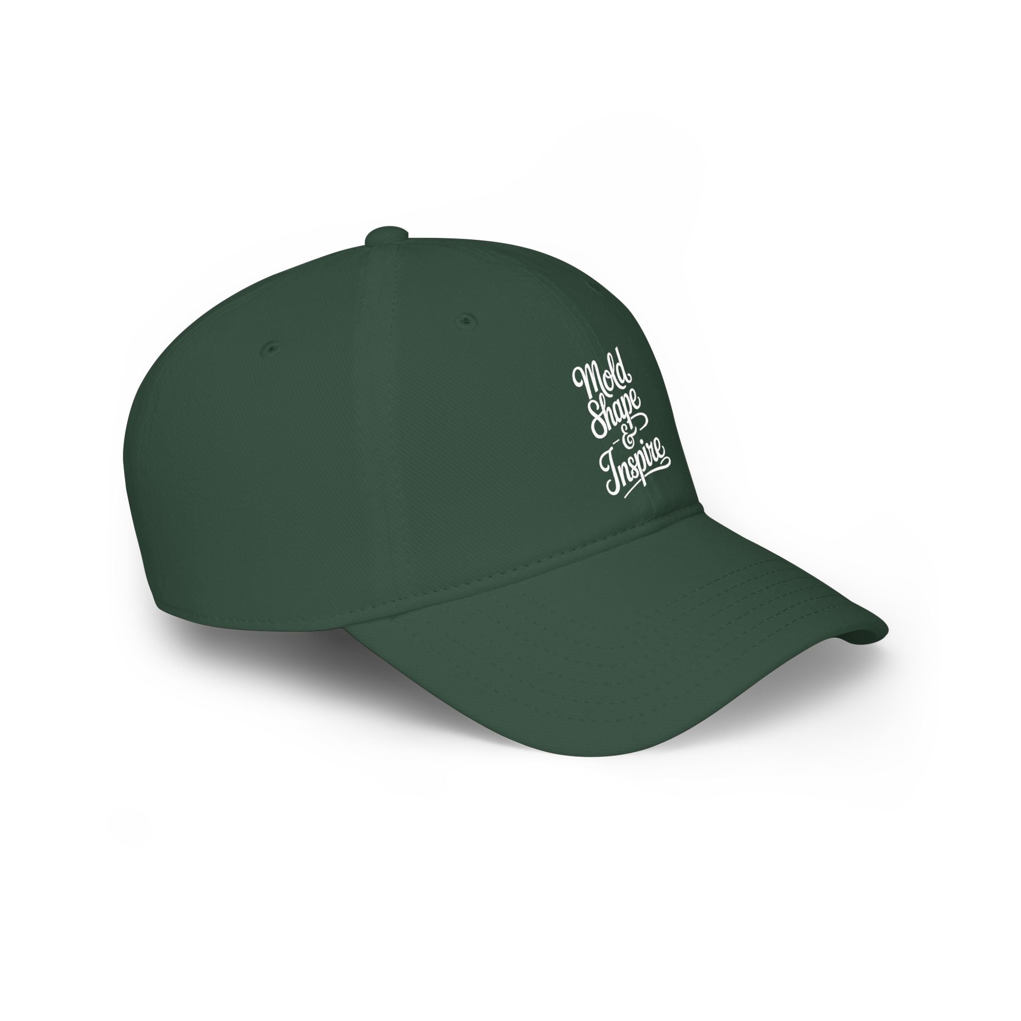 Low Profile Baseball Cap – "Mold, Shape & Inspire" Embroidered Motivational Hat