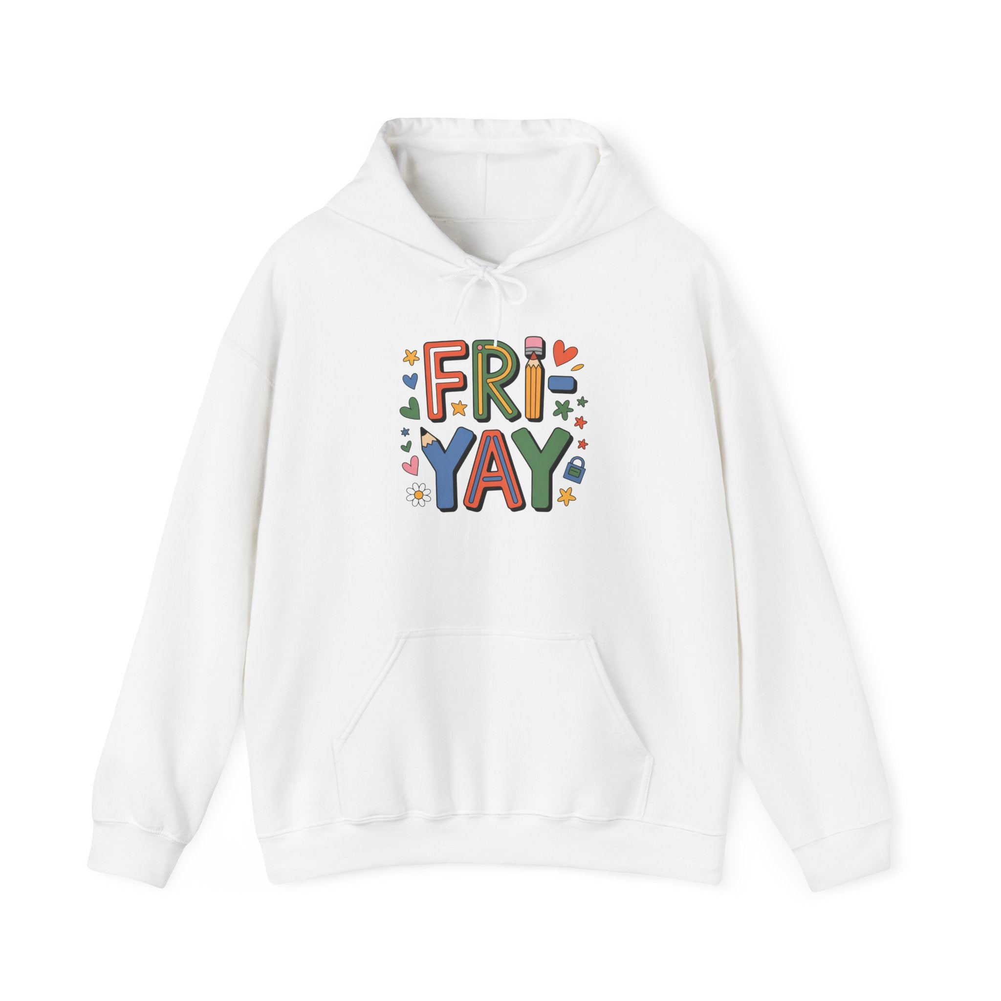 Cheerful Unisex Hooded Sweatshirt - Perfect for Casual Fridays, Birthdays, Cozy Nights, or Gift Giving