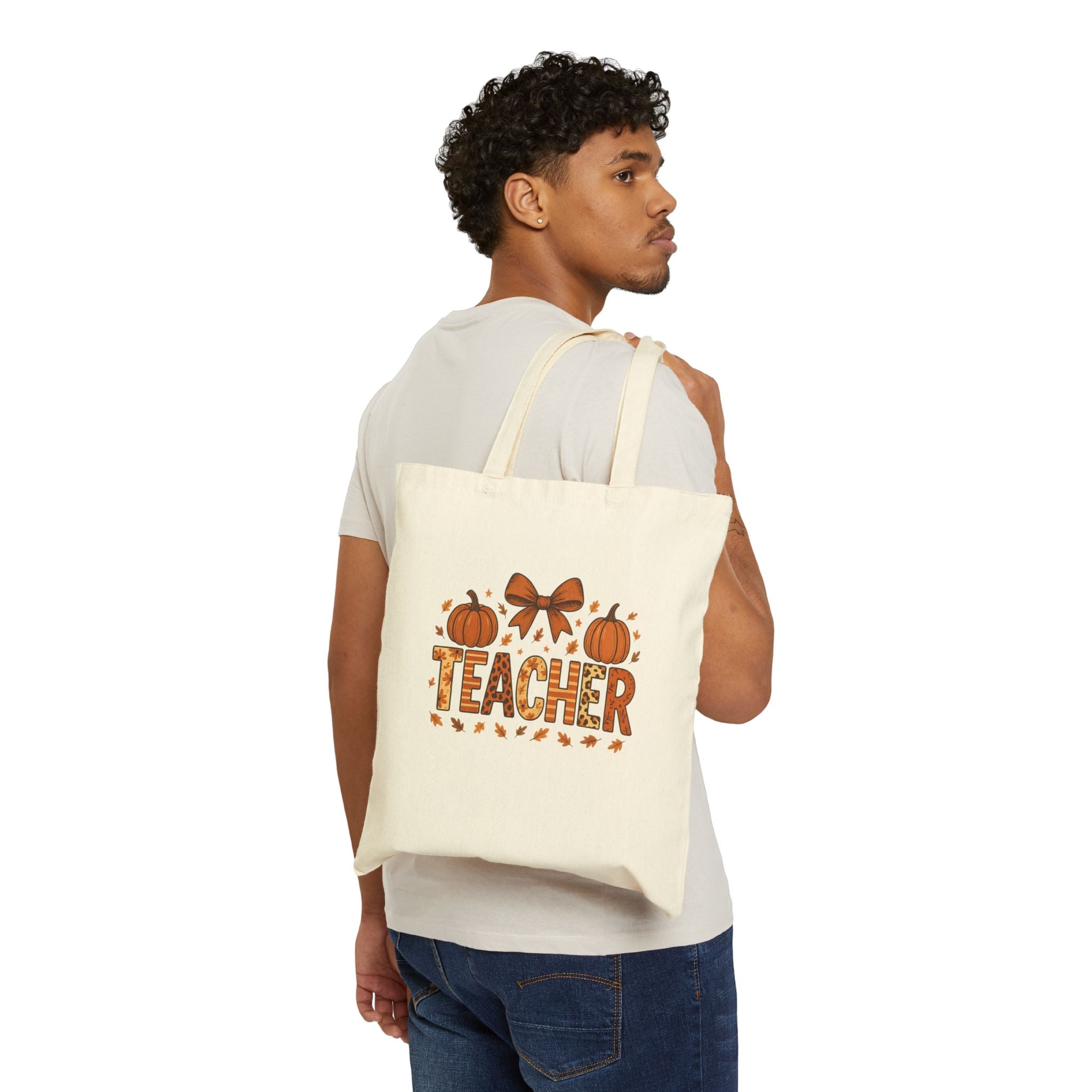 Teacher Cotton Canvas Tote Bag