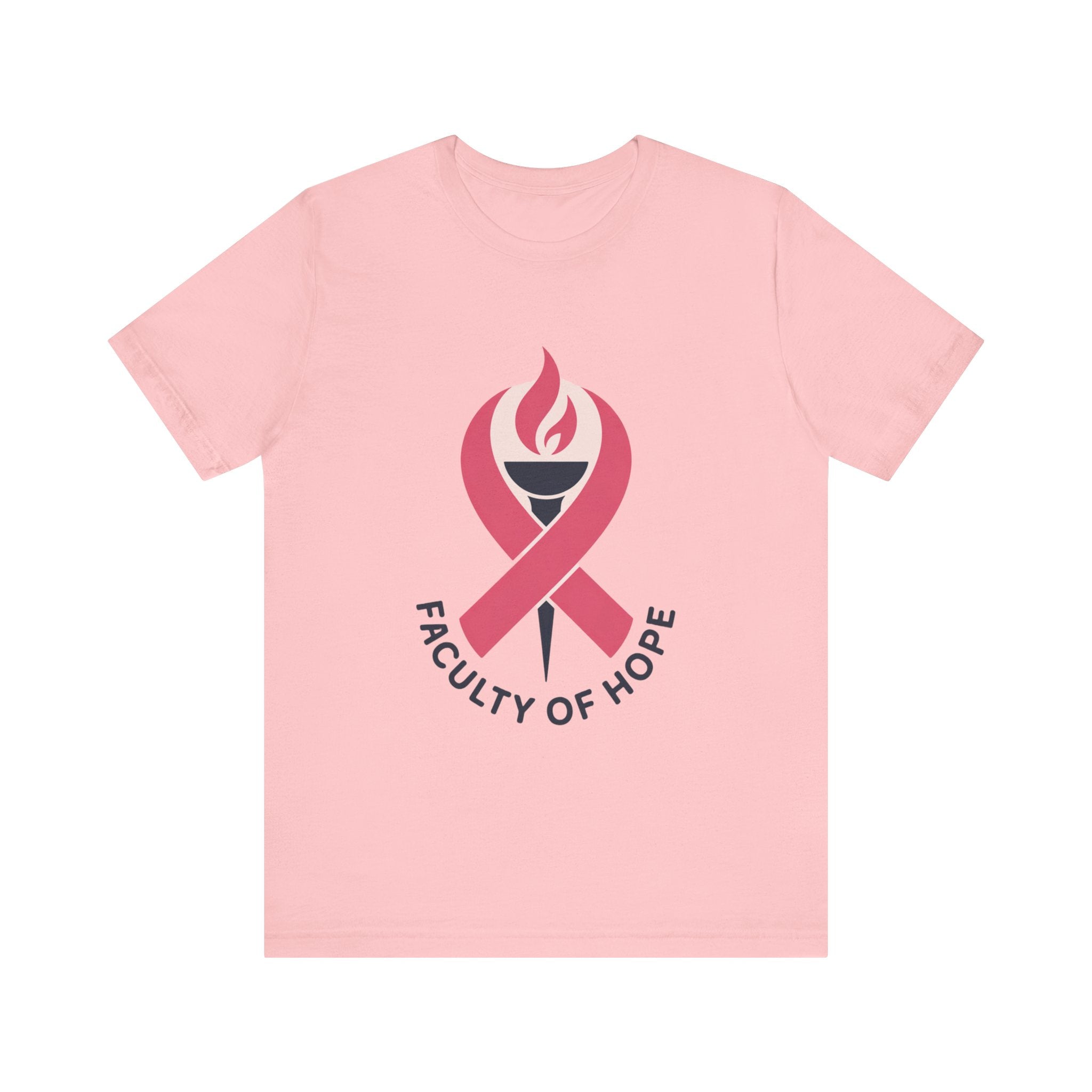 Faculty of Hope Unisex Jersey Tee - Inspirational T-Shirt, Cancer Awareness Shirt, Gift for Teachers, Supportive Apparel, Hope Merchandise