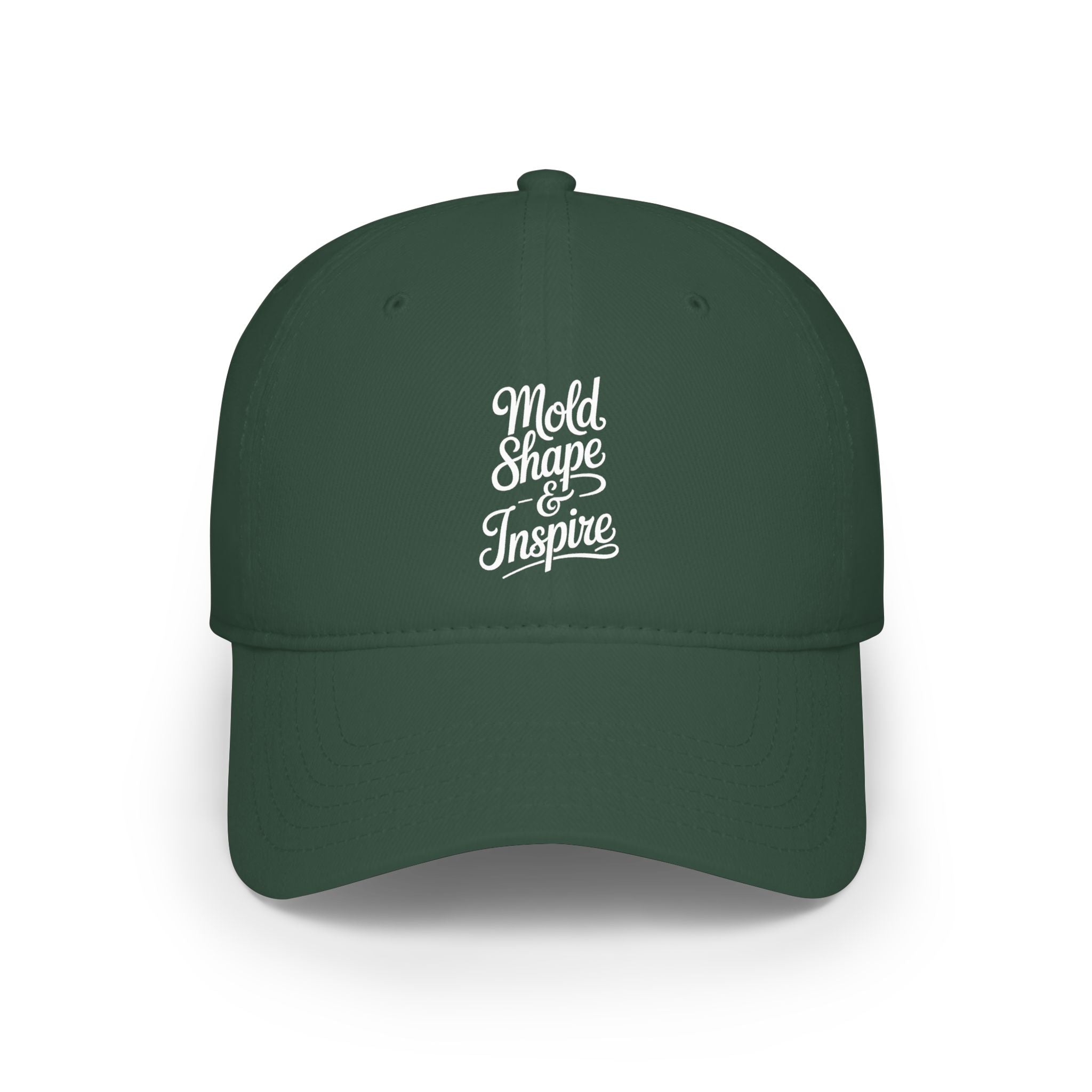 Low Profile Baseball Cap – "Mold, Shape & Inspire" Embroidered Motivational Hat