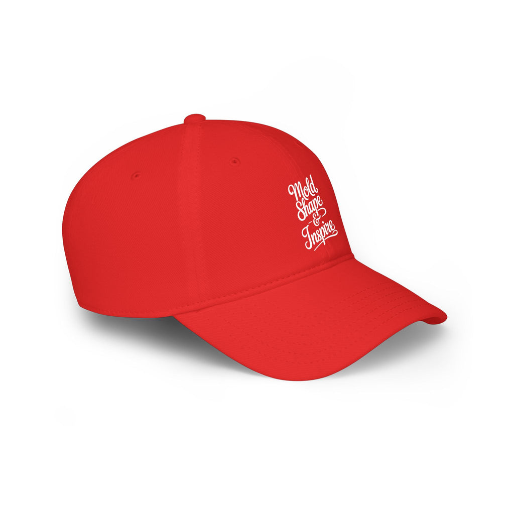 Low Profile Baseball Cap – "Mold, Shape & Inspire" Embroidered Motivational Hat