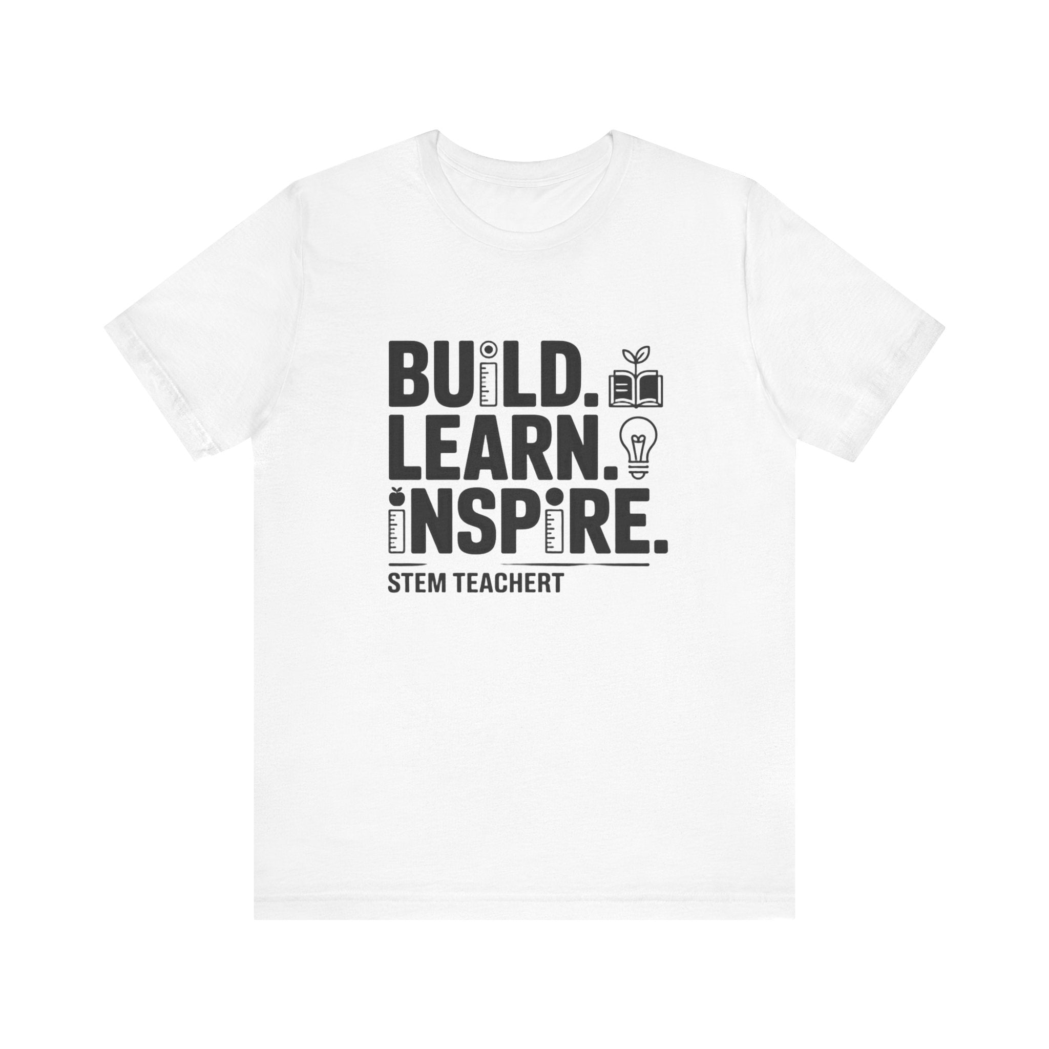 Inspire STEM Teacher Tee, Educational Shirt, Unisex T-Shirt, Teacher Gift, Back to School Outfit, Motivational Apparel