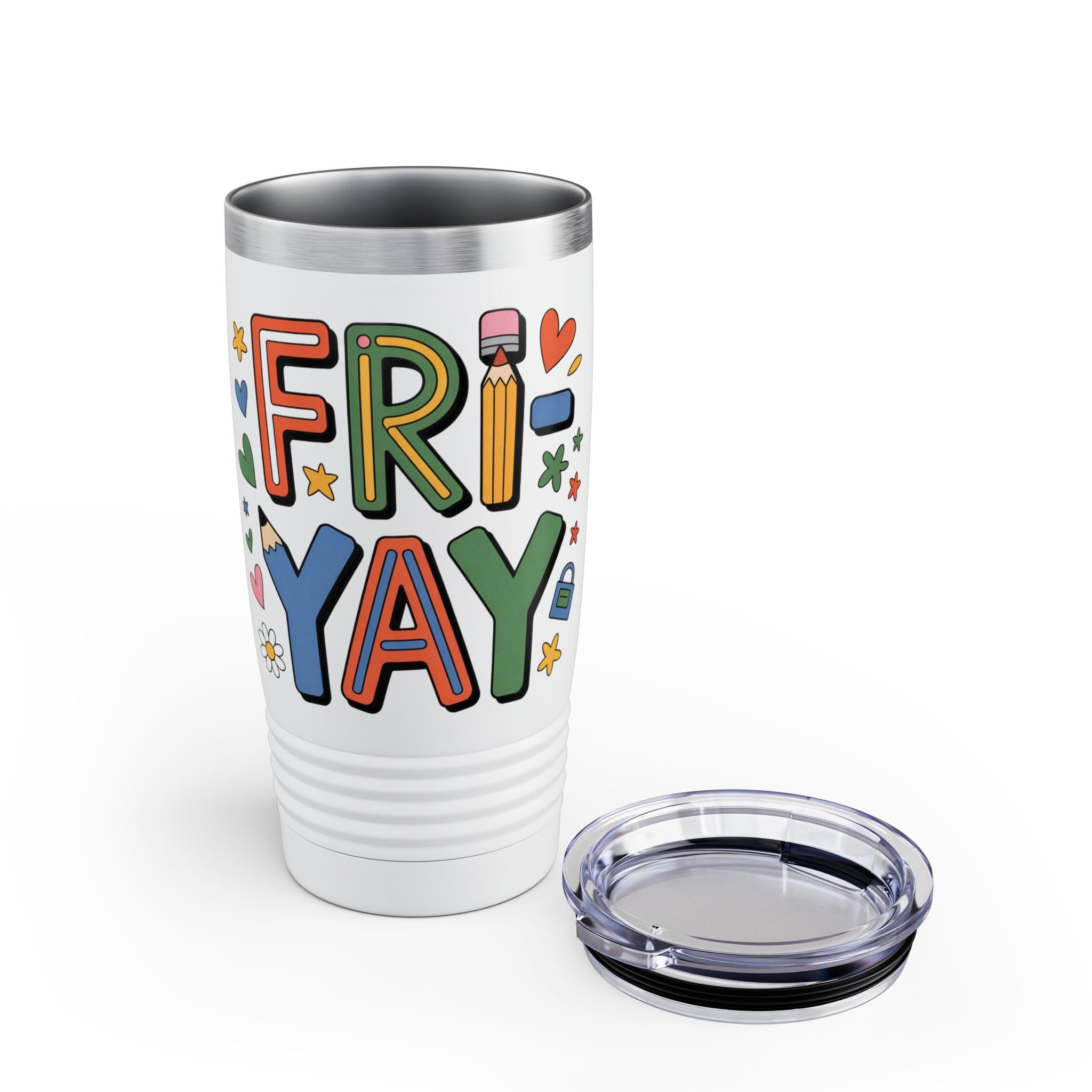 Colorful FRIDAY 20oz Tumbler | Fun Drinkware for Weekend Vibes | Perfect Gift for Friends & Family, Travel Mug, Coffee Cup, Insulated [...]