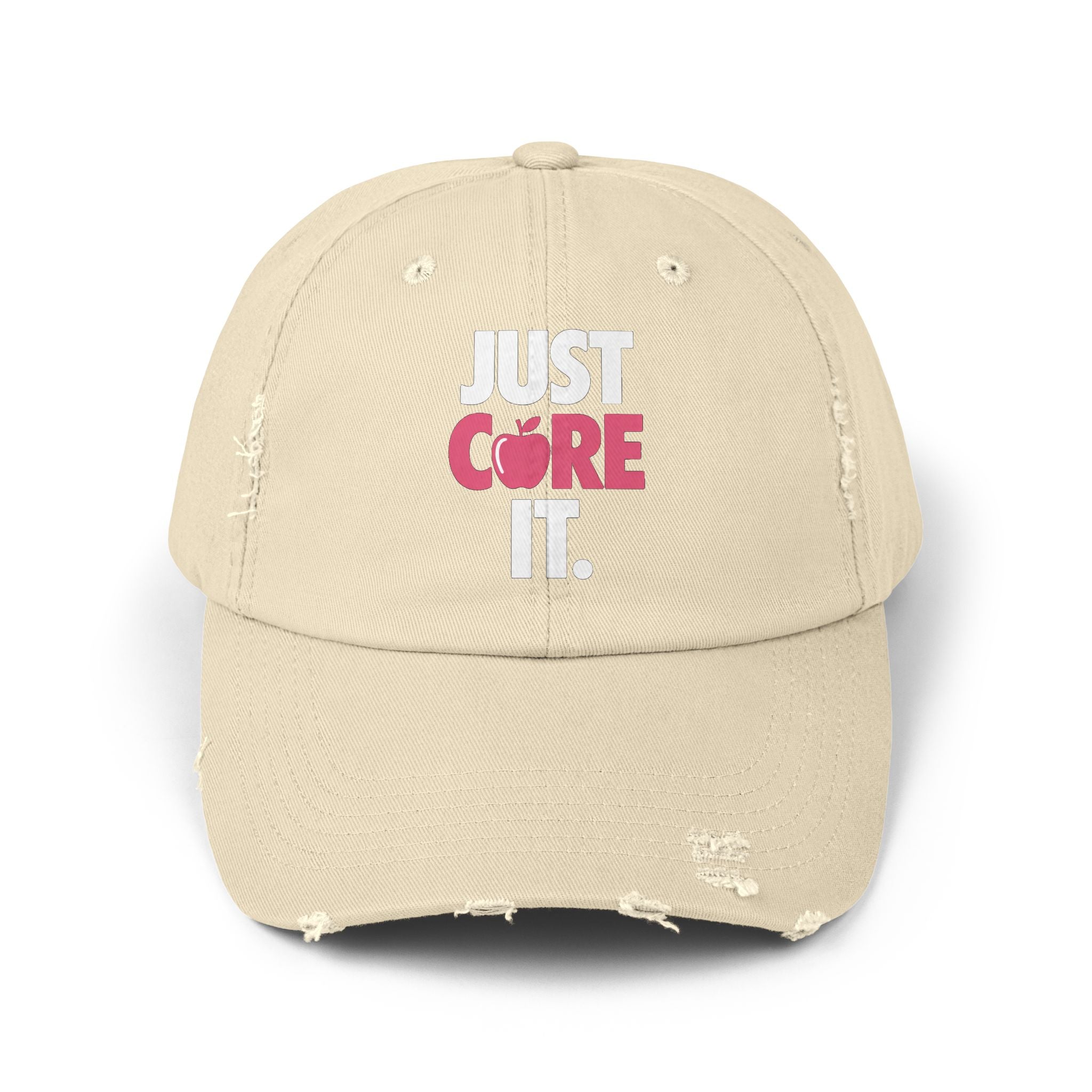 Just Cure IT (Breast Cancer Awareness ) Distressed Cap