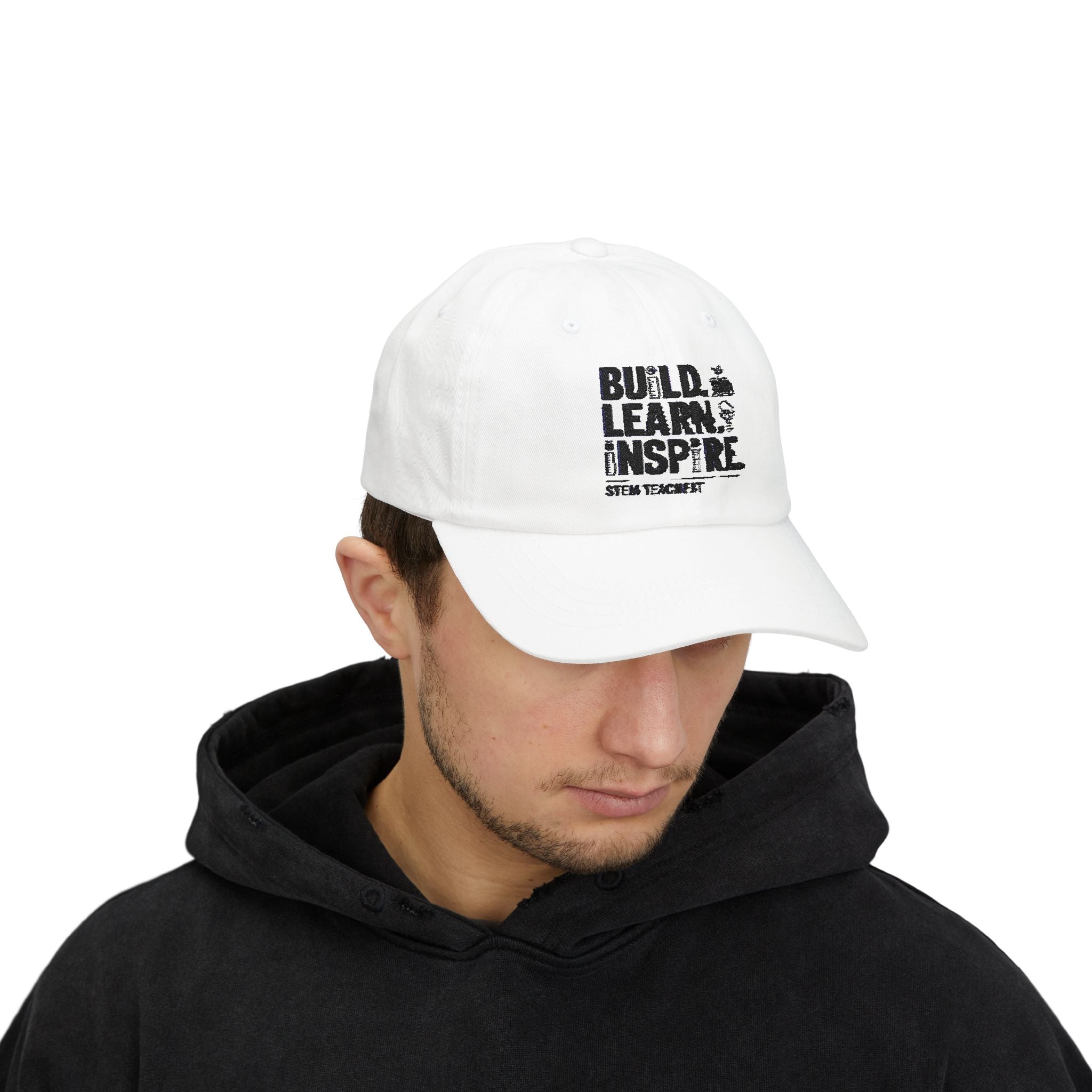 Inspirational Teacher Cap, Dad Hat, Gift for Educators, Stem Teacher Apparel, Learning Hat, Motivational Cap