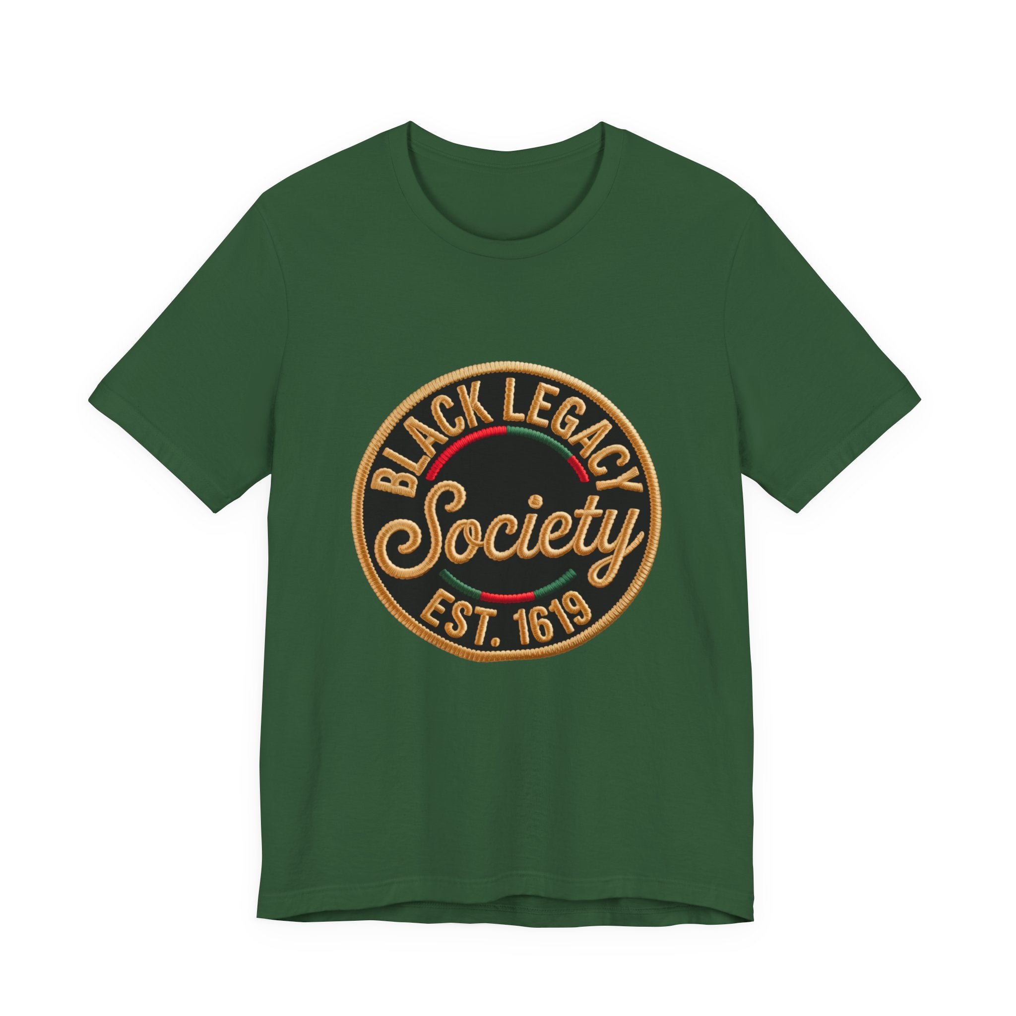 Black Legacy Society Tee – Vintage Emblem Est. 1619 T-Shirt