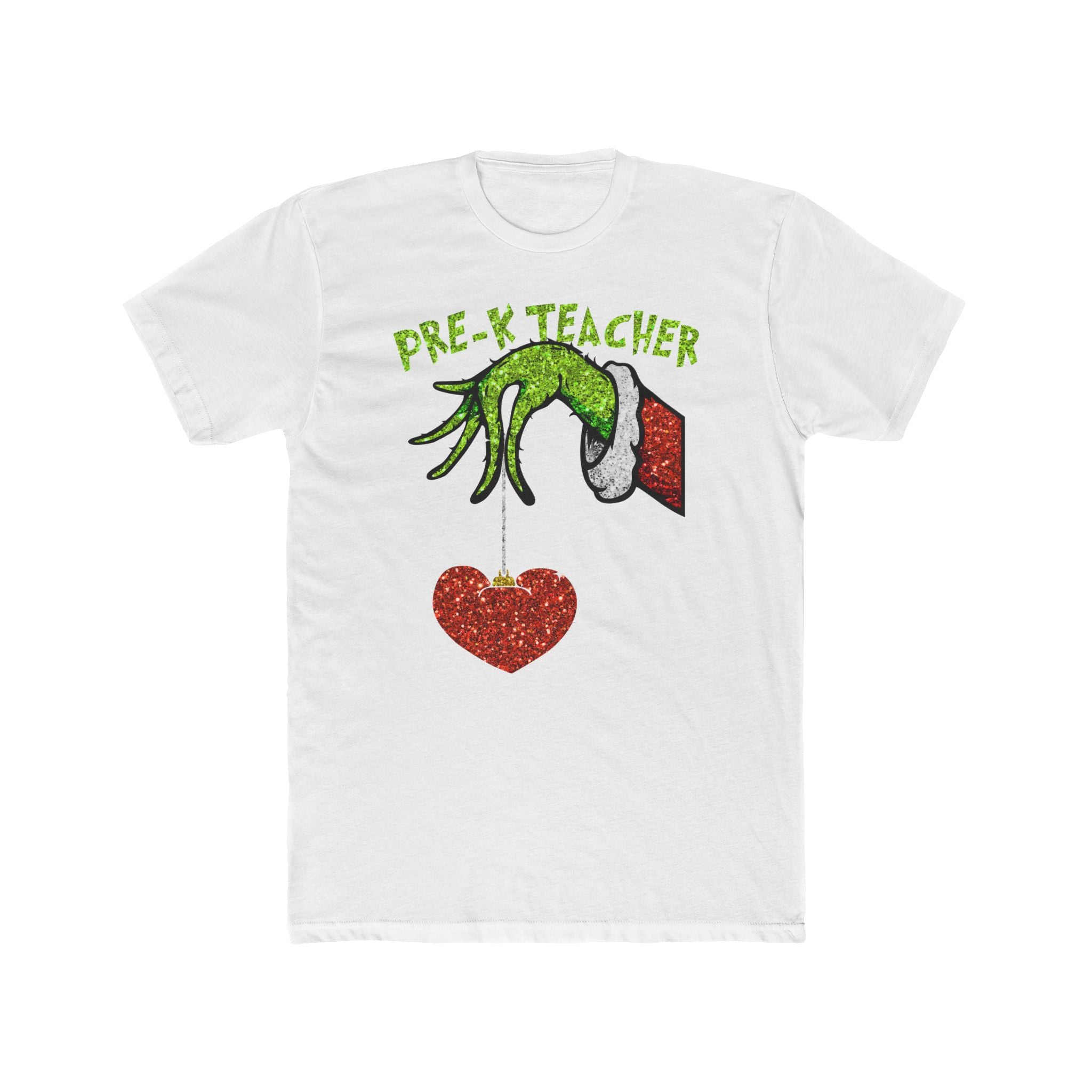 Pre-K Teacher Grinch Tee – Cute Holiday Teacher Shirt