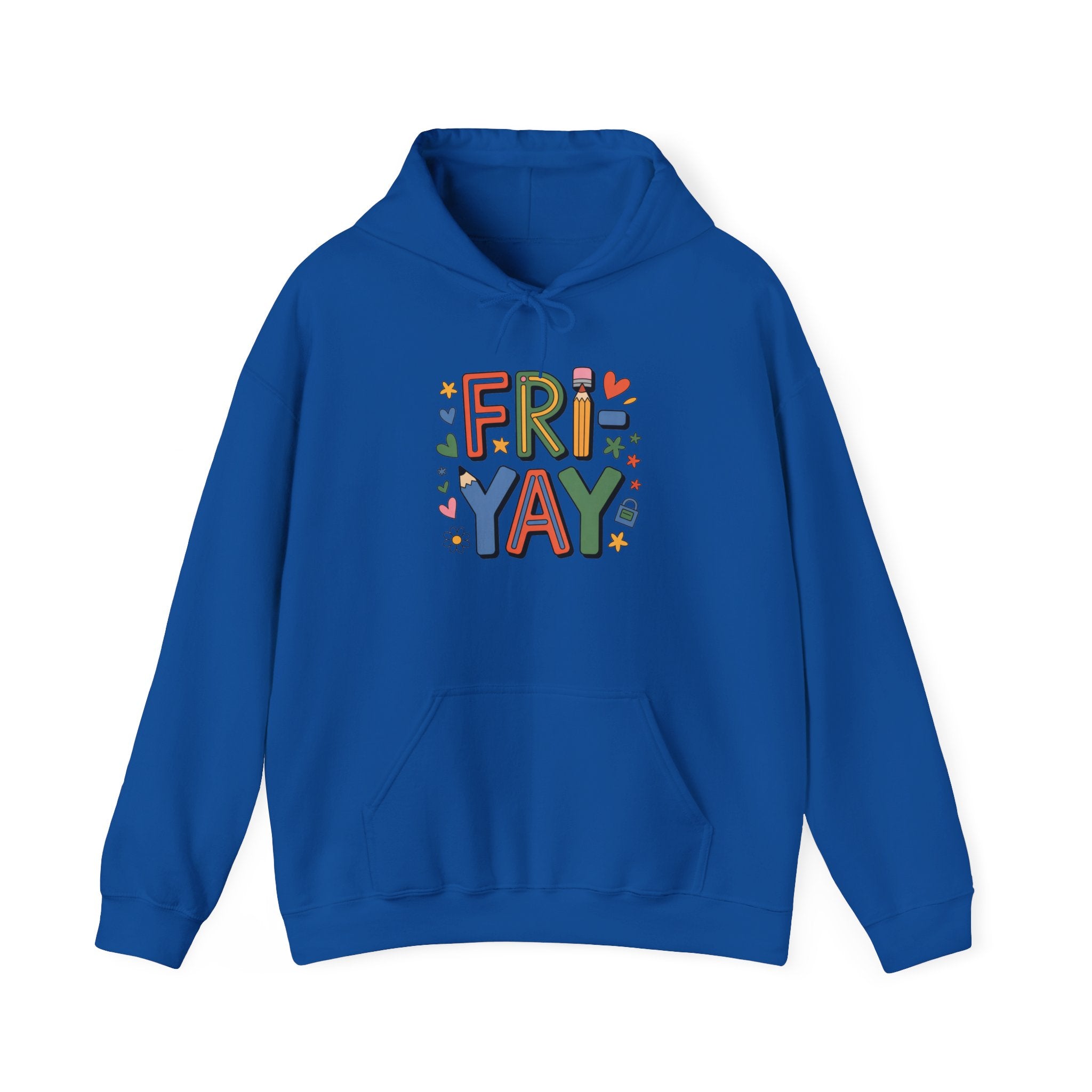 Cheerful Unisex Hooded Sweatshirt - Perfect for Casual Fridays, Birthdays, Cozy Nights, or Gift Giving