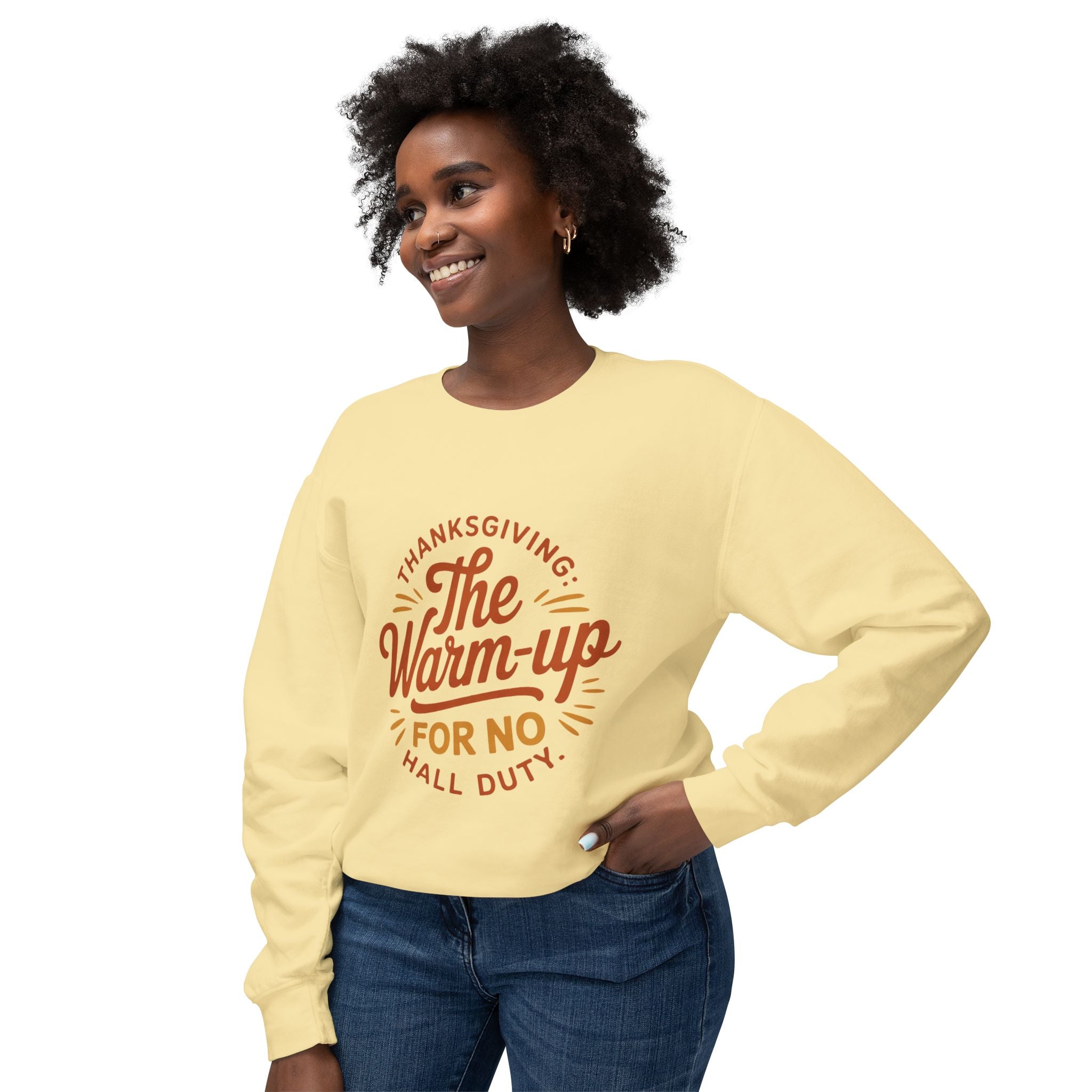 Thanksgiving Warm-Up Unisex Crewneck Sweatshirt