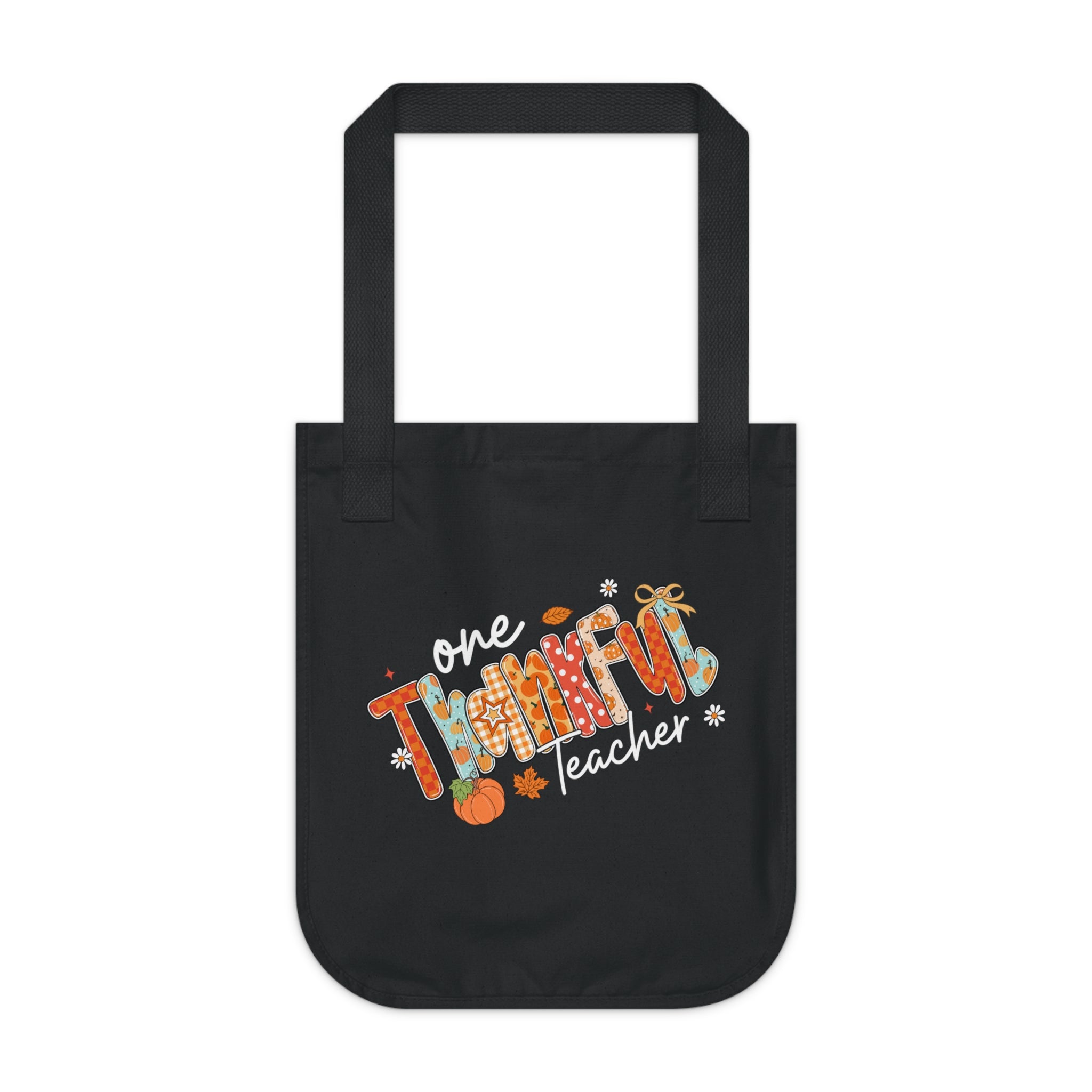 Thankful Organic Canvas Tote Bag