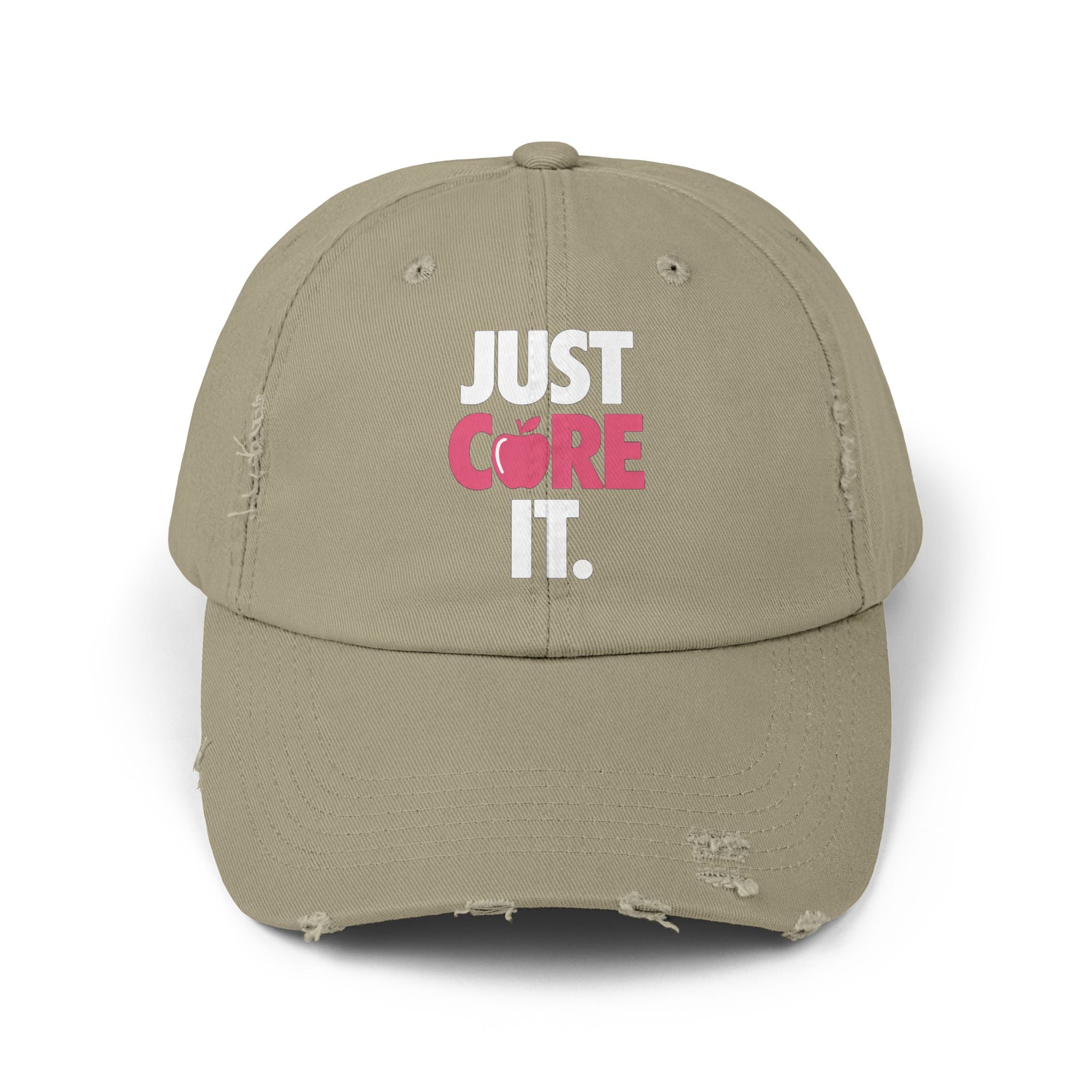 Just Cure IT (Breast Cancer Awareness ) Distressed Cap