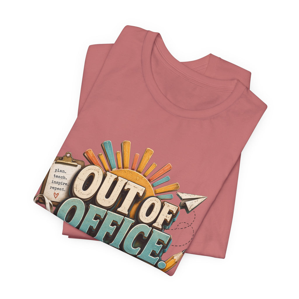 Out of Office Still the Influence T‑Shirt — Vacation & Influencer Beach Tee
