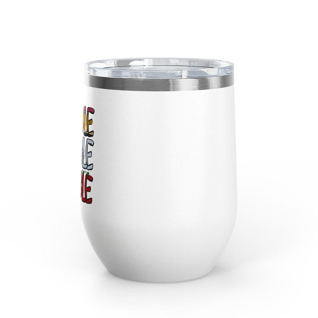 Thanksgiving  Gobble Wine Tumbler - 12oz Insulated Drinkware