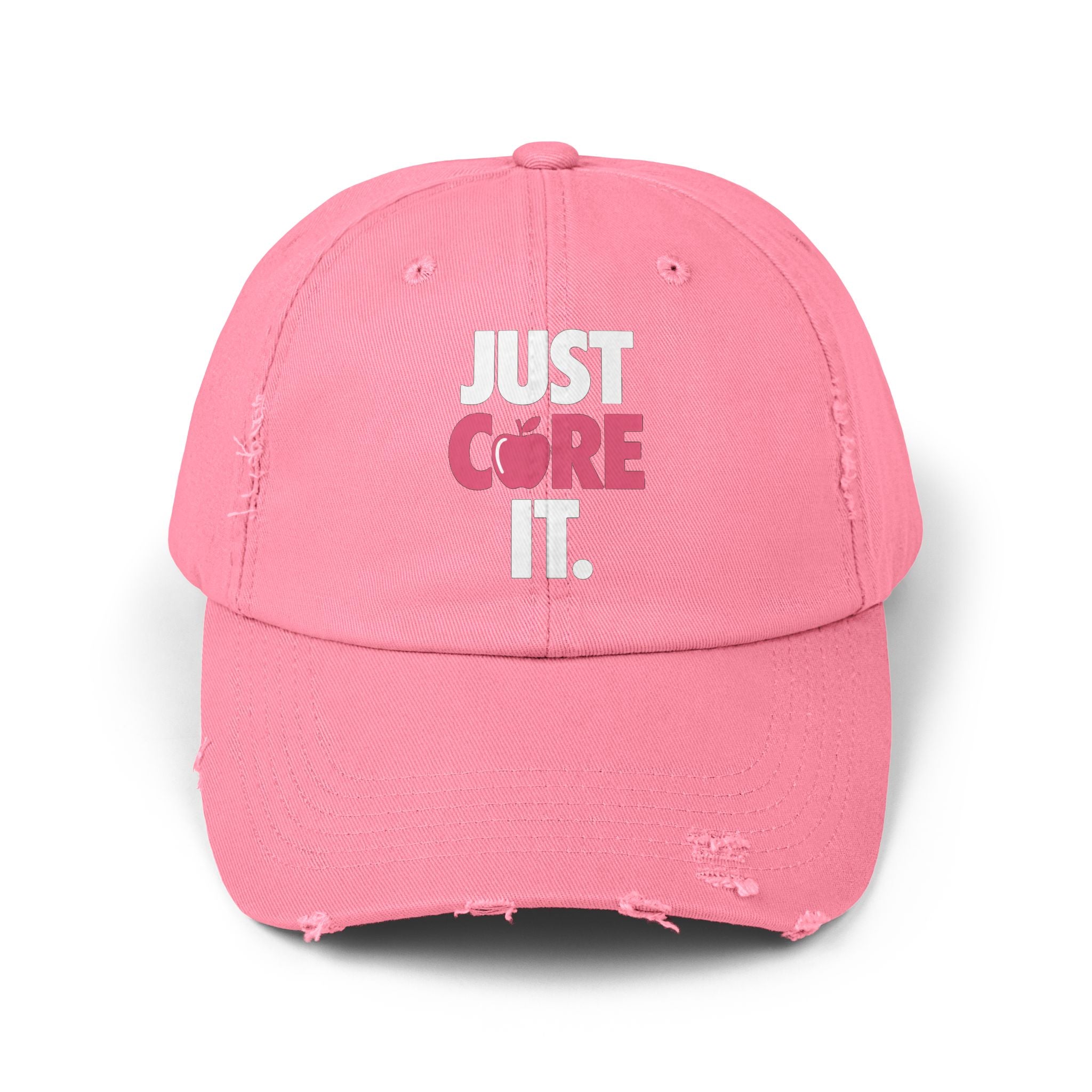 Just Cure IT (Breast Cancer Awareness ) Distressed Cap