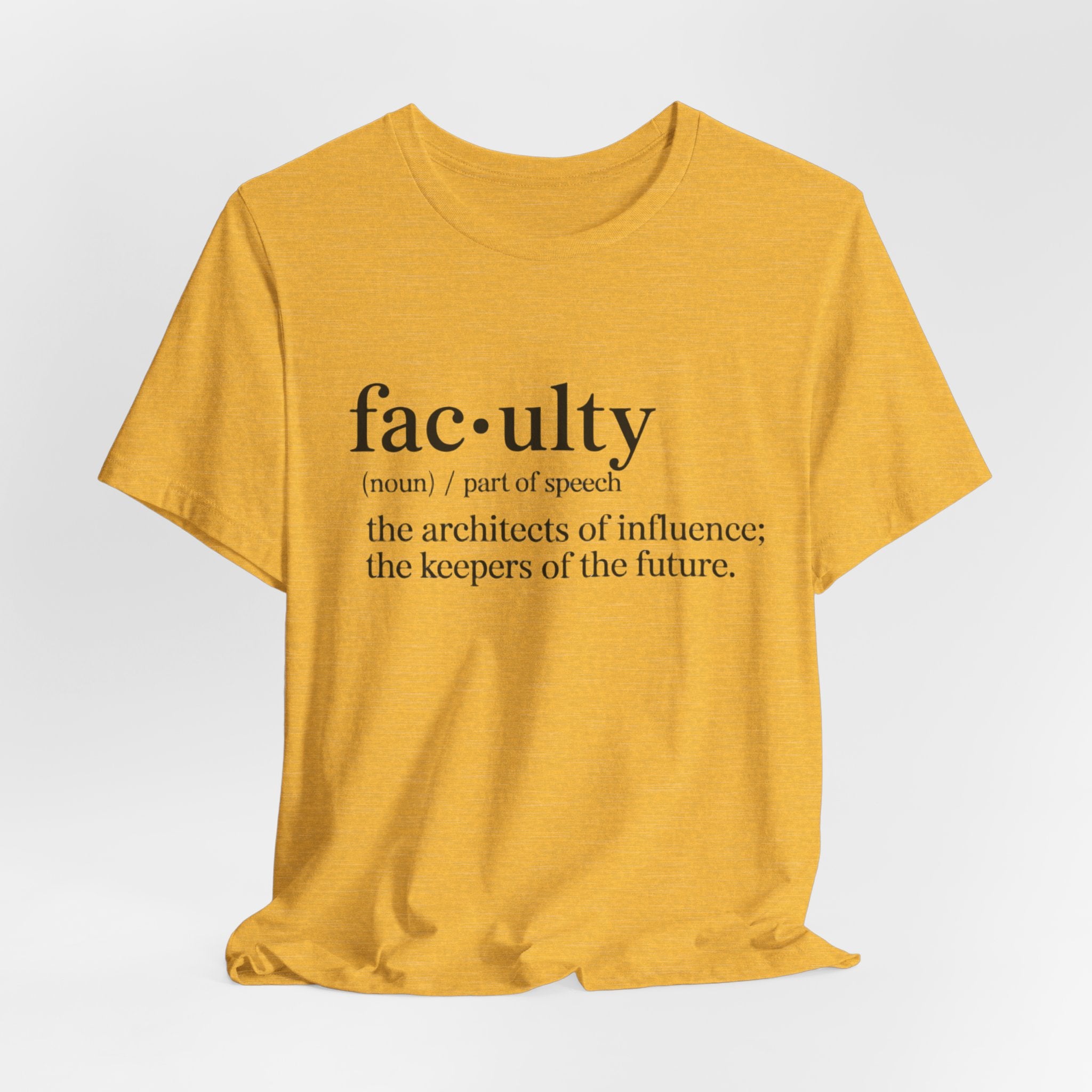 Faculty Definition T-Shirt – Academic Tee