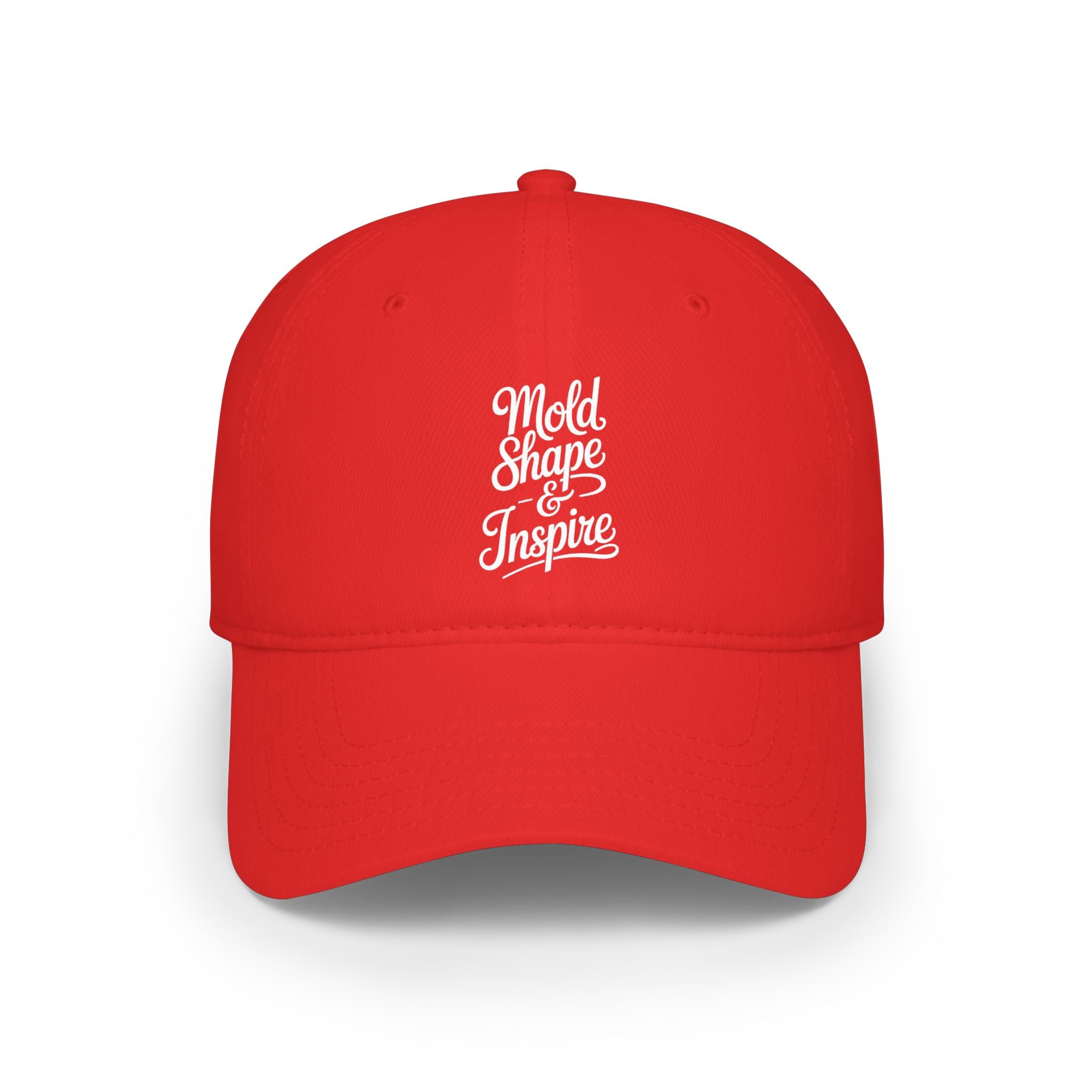 Low Profile Baseball Cap – "Mold, Shape & Inspire" Embroidered Motivational Hat