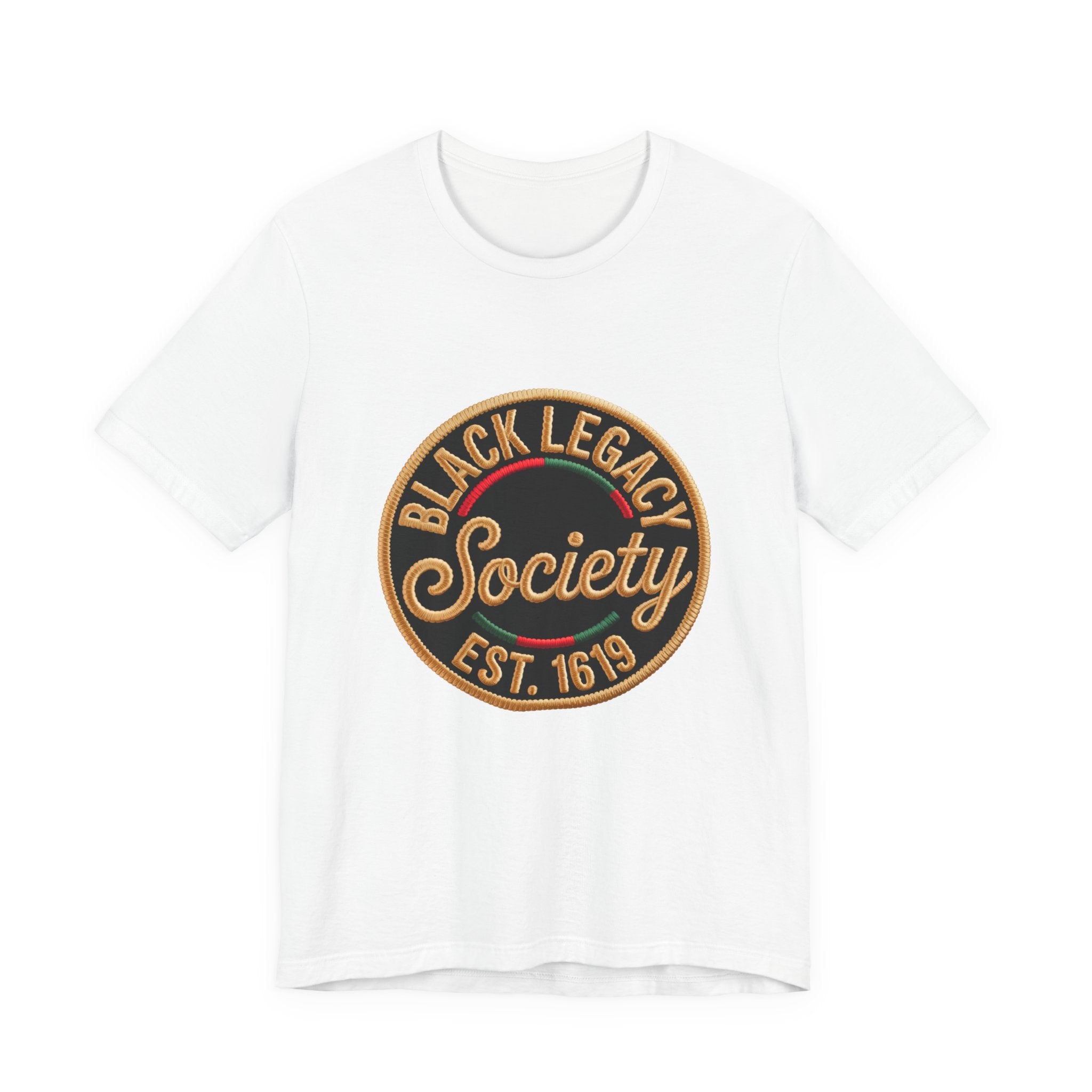 Black Legacy Society Tee – Vintage Emblem Est. 1619 T-Shirt