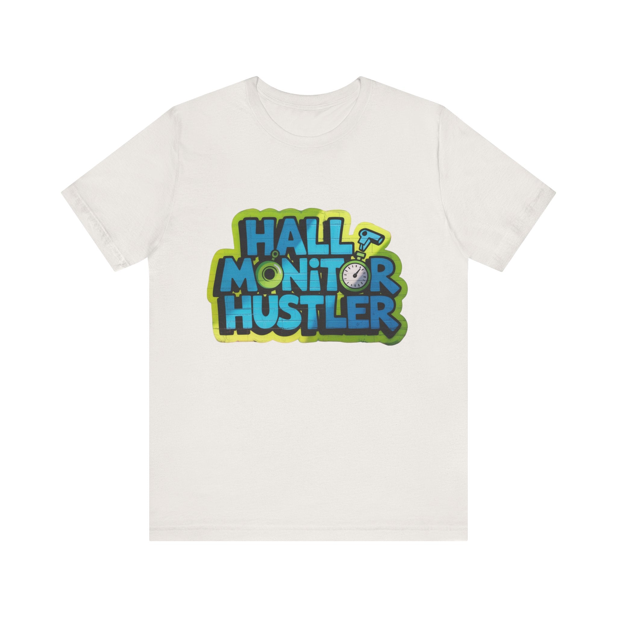 Hall Monitor Hustler Tee, Fun Teacher T-Shirt, Gift for Educators, School Spirit Shirt, Casual Everyday Wear, Back to School Gear