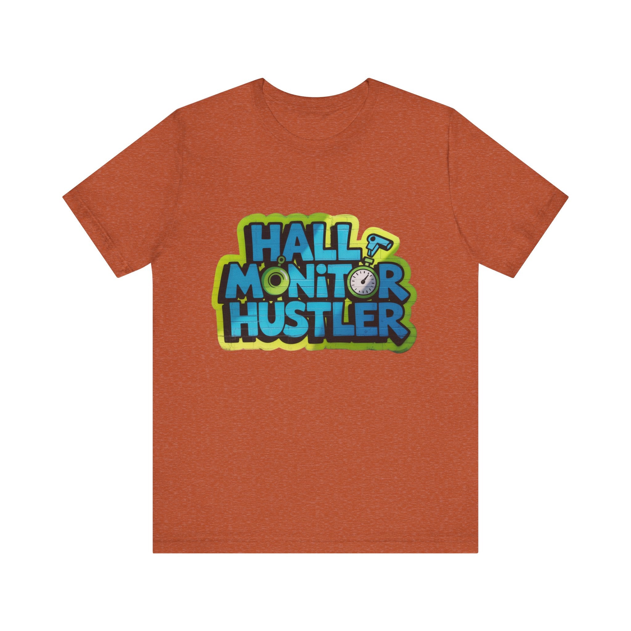 Hall Monitor Hustler Tee, Fun Teacher T-Shirt, Gift for Educators, School Spirit Shirt, Casual Everyday Wear, Back to School Gear