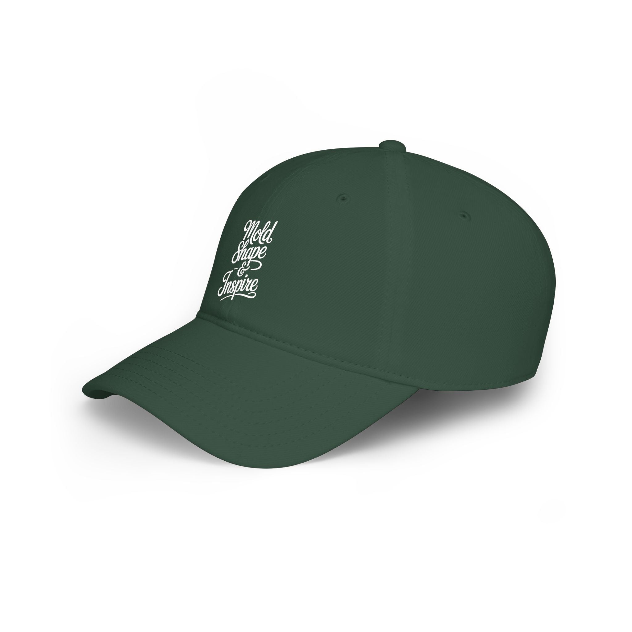 Low Profile Baseball Cap – "Mold, Shape & Inspire" Embroidered Motivational Hat