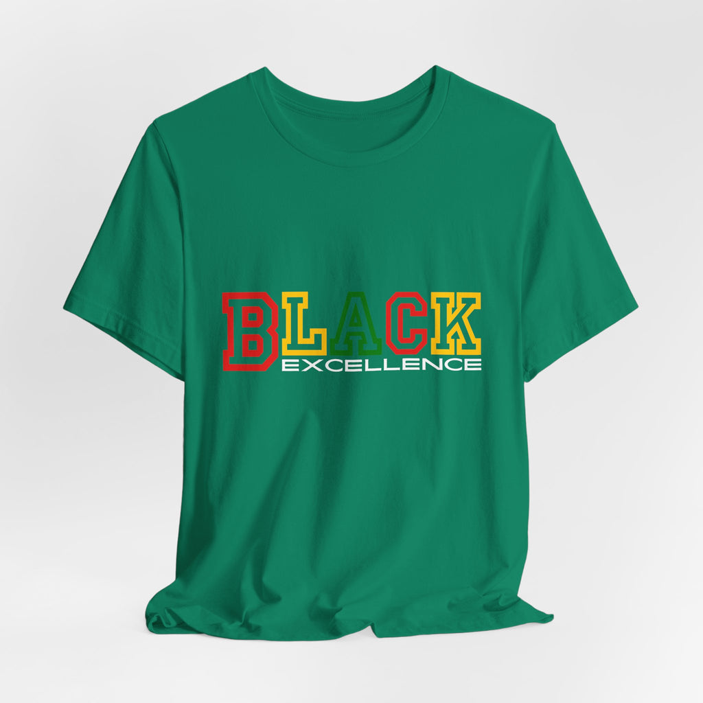 Black Excellence Tee — Pan-African Colors Pride Shirt