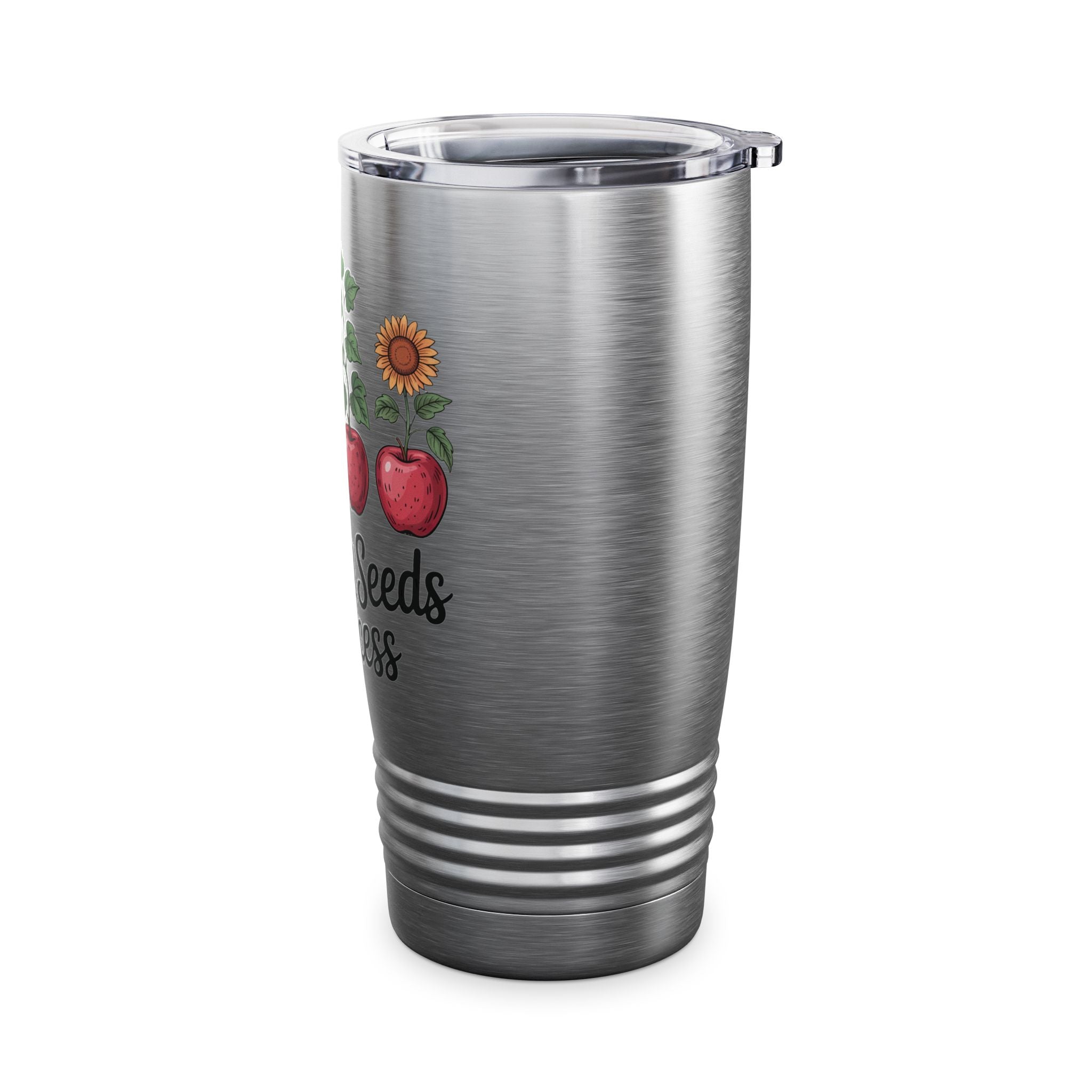 Inspirational Ringneck Tumbler - Planting Seeds of Success, Travel Mug, Motivational Drinkware, Gift for Teachers, Gardening Enthusiast
