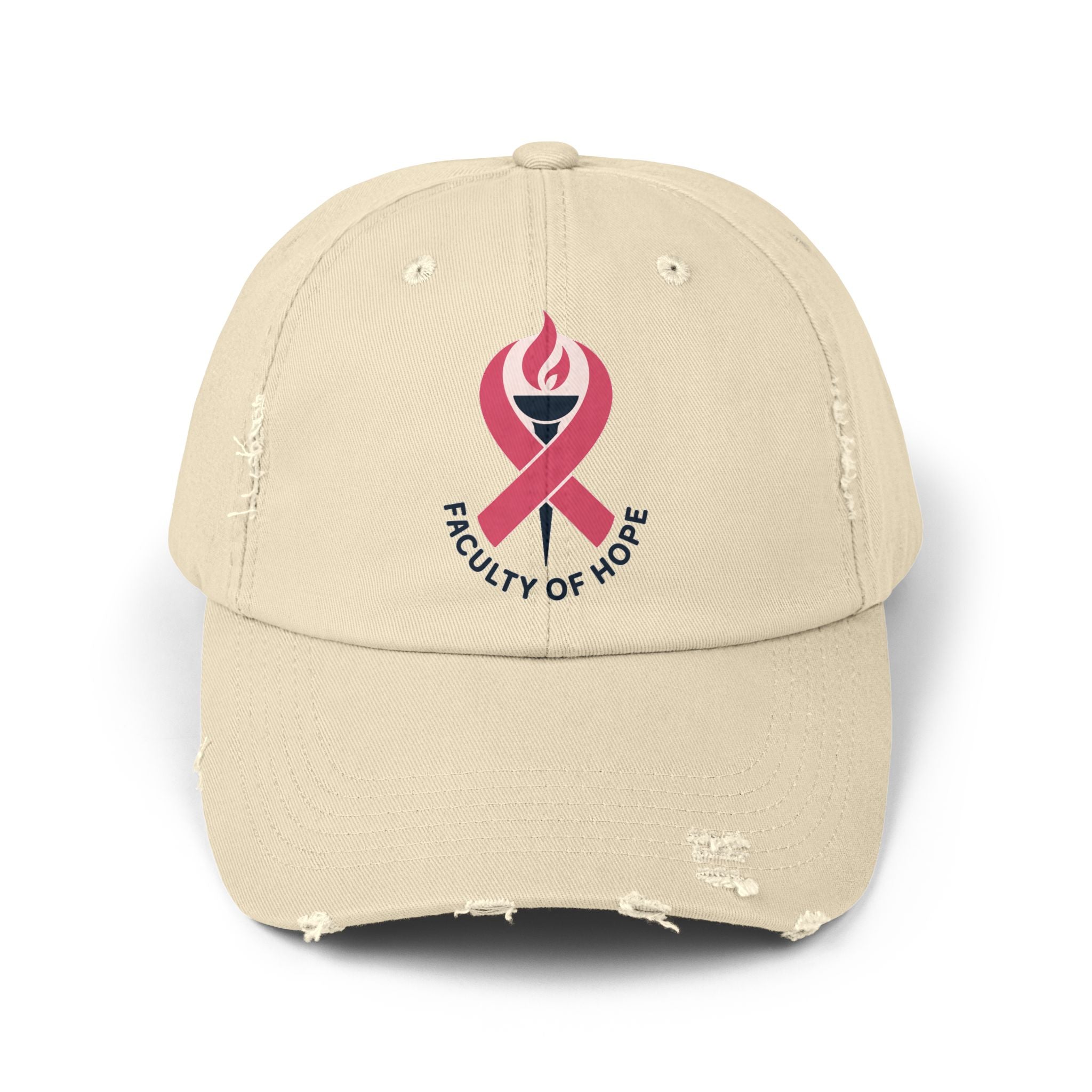 Faculty of Hope, Vintage Baseball Hat, Supportive Gift, Cancer Awareness, Everyday Casual Wear
