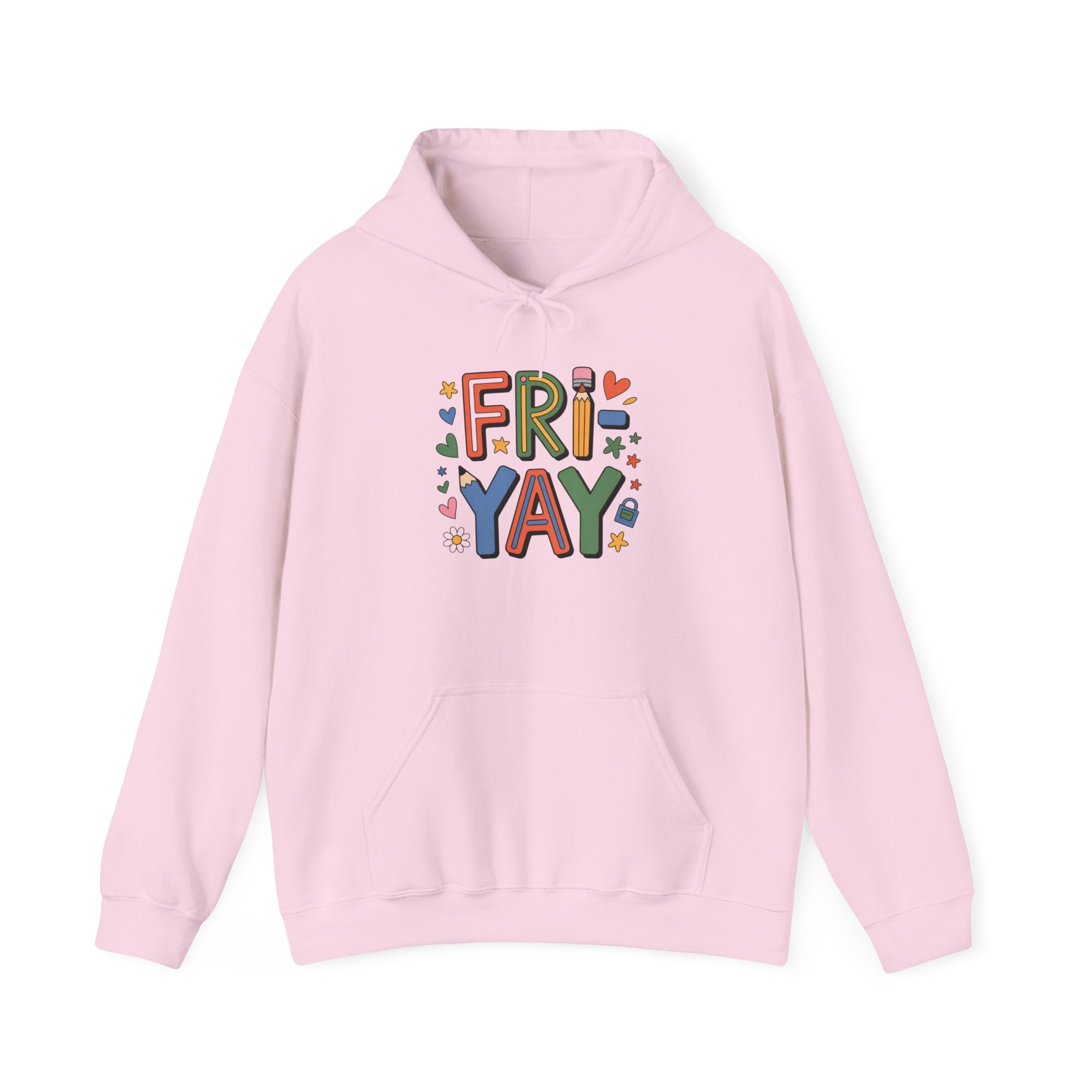 Cheerful Unisex Hooded Sweatshirt - Perfect for Casual Fridays, Birthdays, Cozy Nights, or Gift Giving