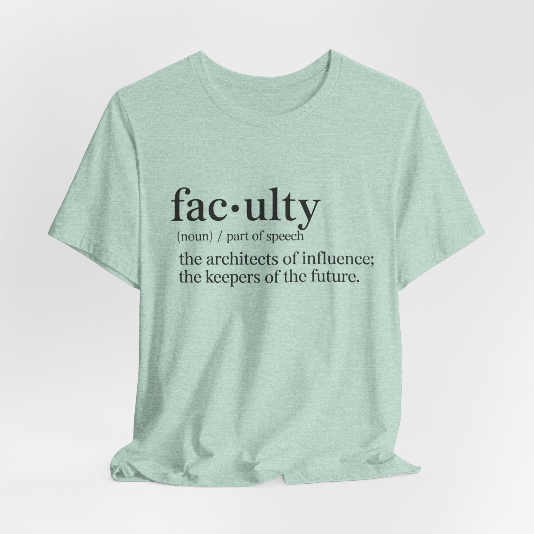 Faculty Definition T-Shirt – Academic Tee