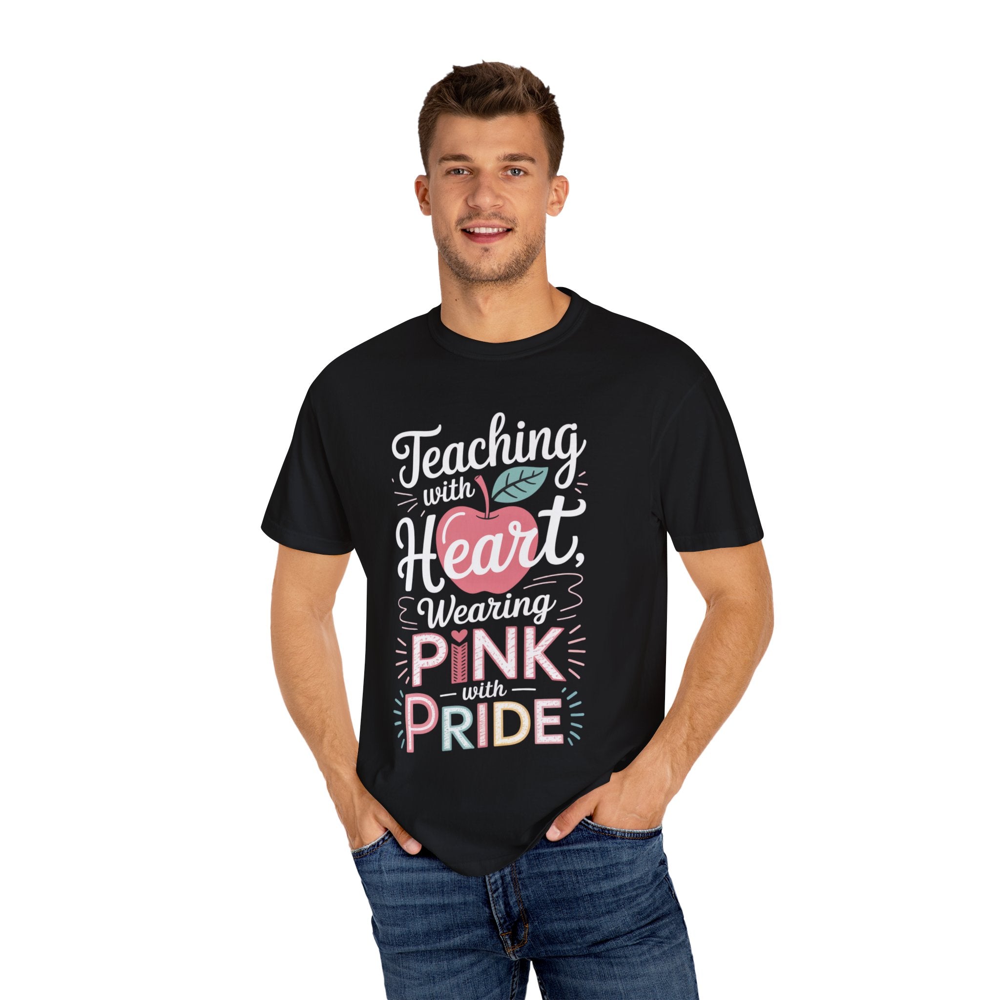 Teaching With Heart BCA Unisex Garment-Dyed T-shirt