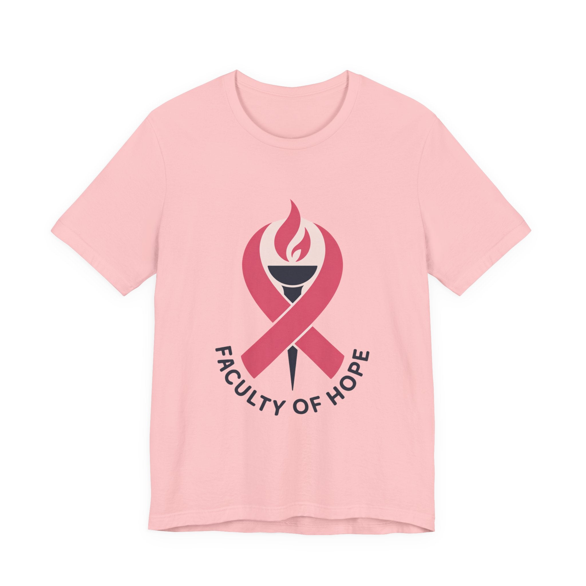Faculty of Hope Unisex Jersey Tee - Inspirational T-Shirt, Cancer Awareness Shirt, Gift for Teachers, Supportive Apparel, Hope Merchandise