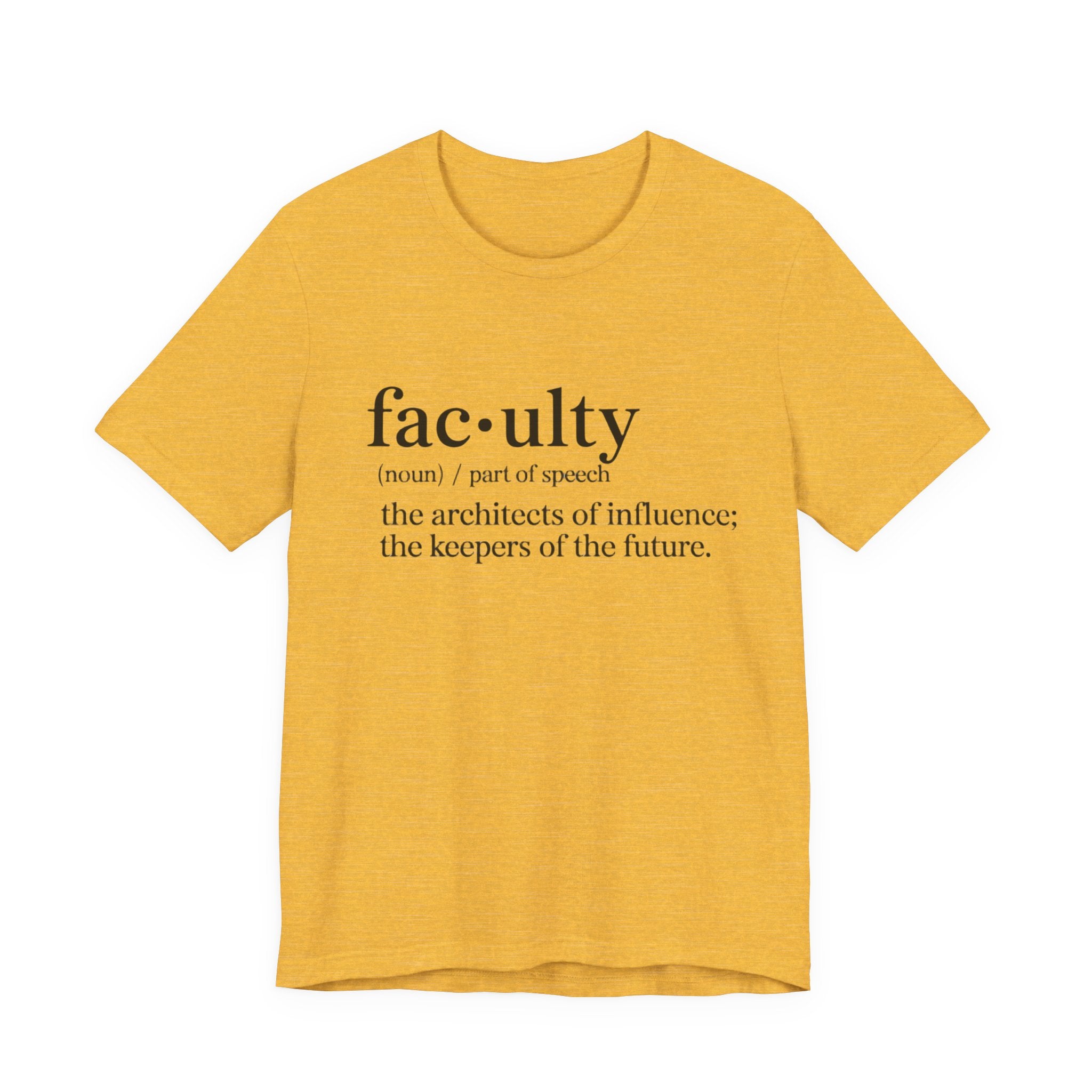 Faculty Definition T-Shirt – Academic Tee