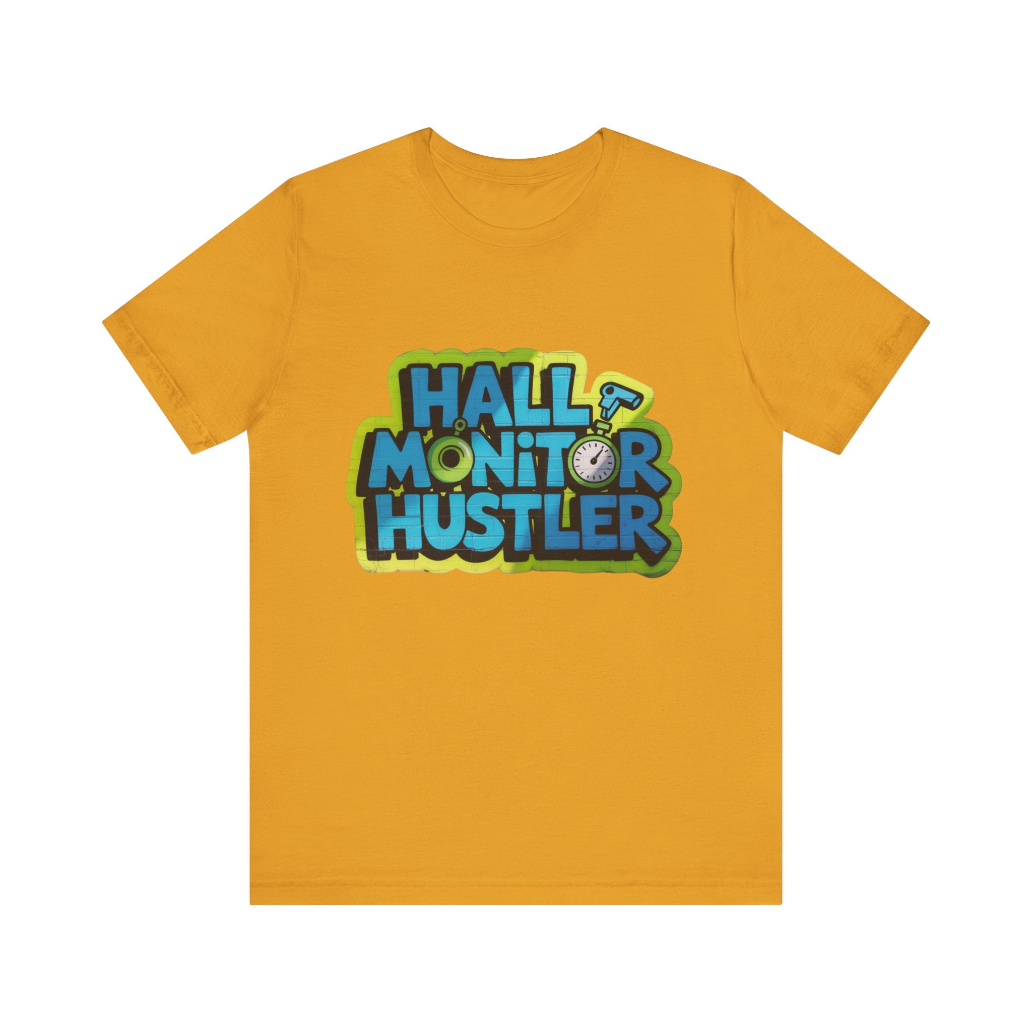 Hall Monitor Hustler Tee, Fun Teacher T-Shirt, Gift for Educators, School Spirit Shirt, Casual Everyday Wear, Back to School Gear