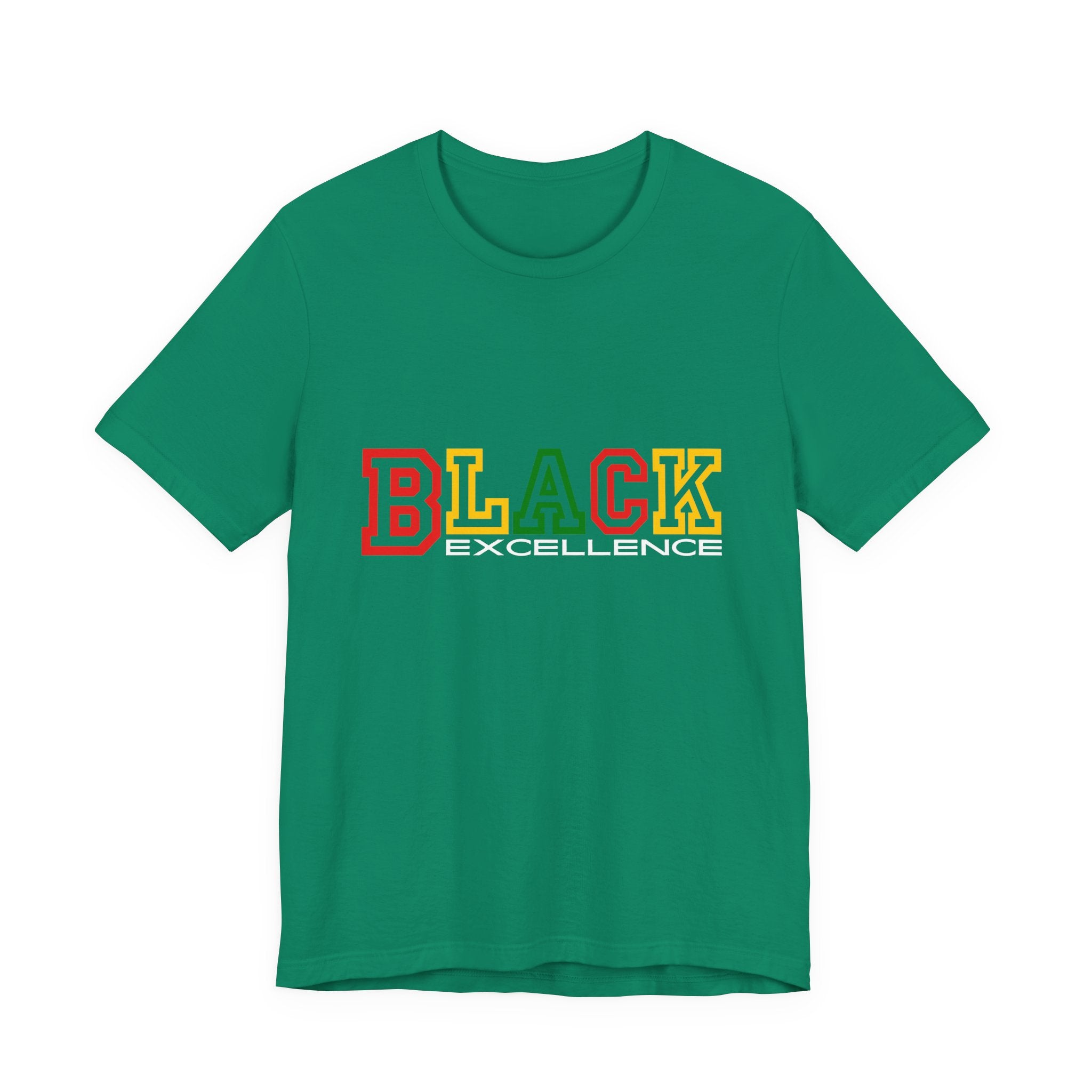 Black Excellence Tee — Pan-African Colors Pride Shirt