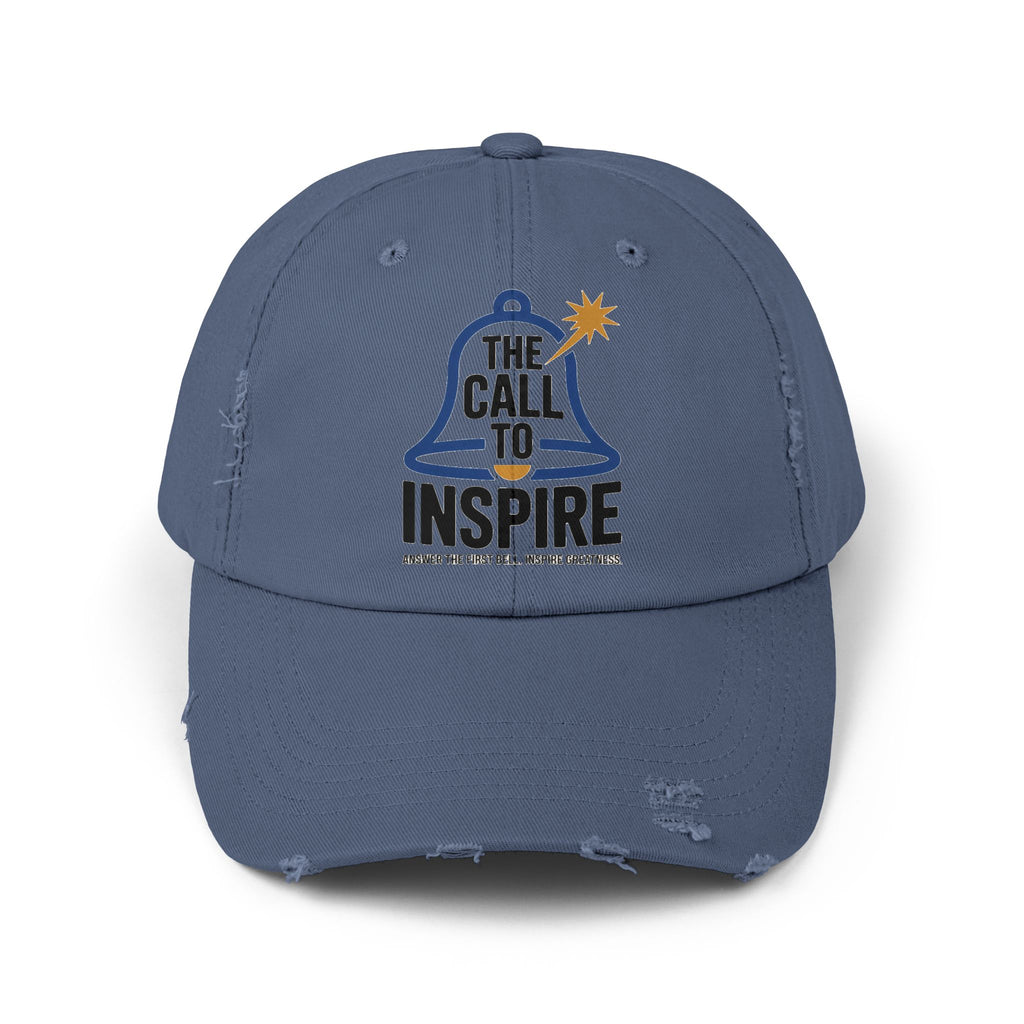 Inspiring Unisex Distressed Cap | Motivational Hat, Gift for Graduates, Everyday Wear, Trendy Cap