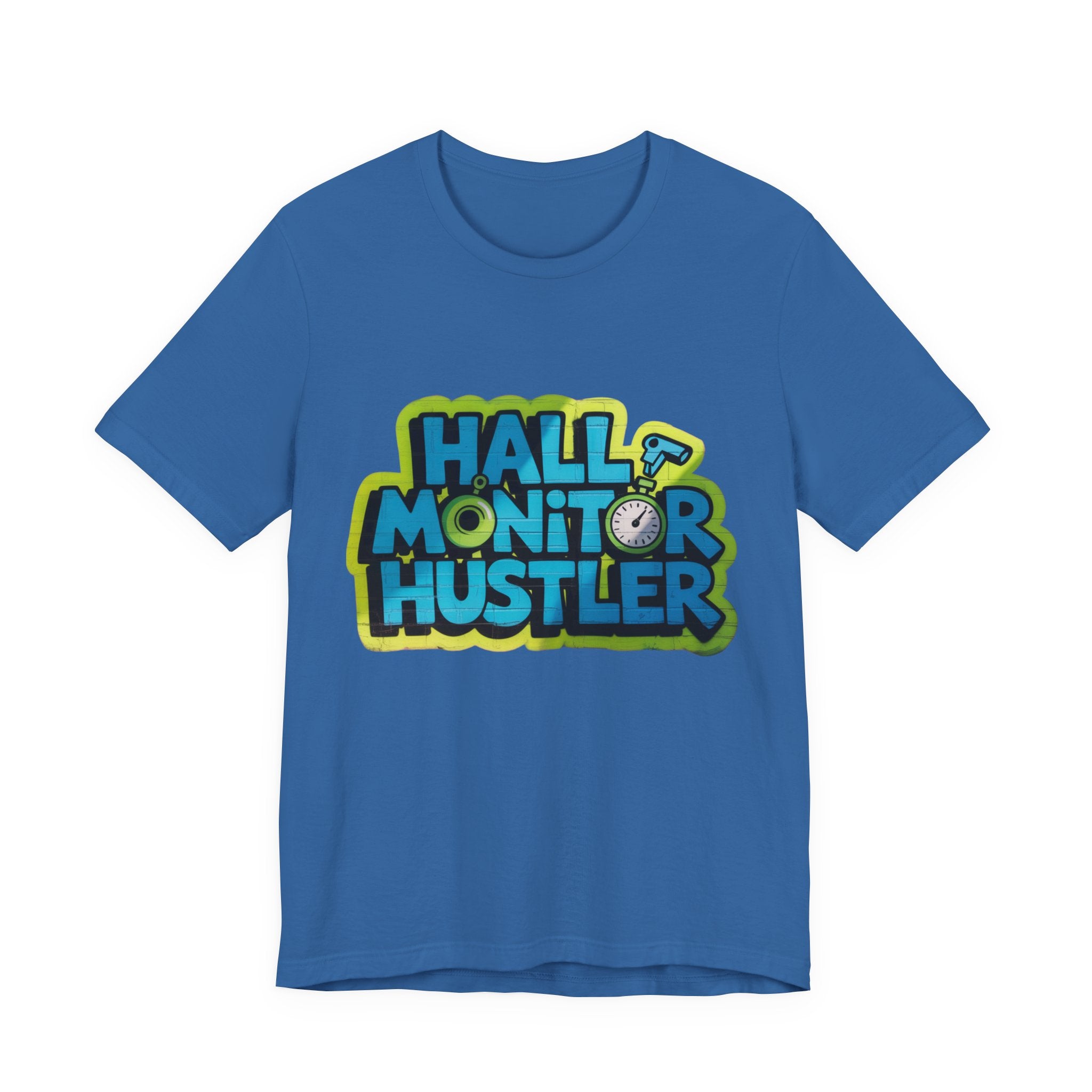 Hall Monitor Hustler Tee, Fun Teacher T-Shirt, Gift for Educators, School Spirit Shirt, Casual Everyday Wear, Back to School Gear