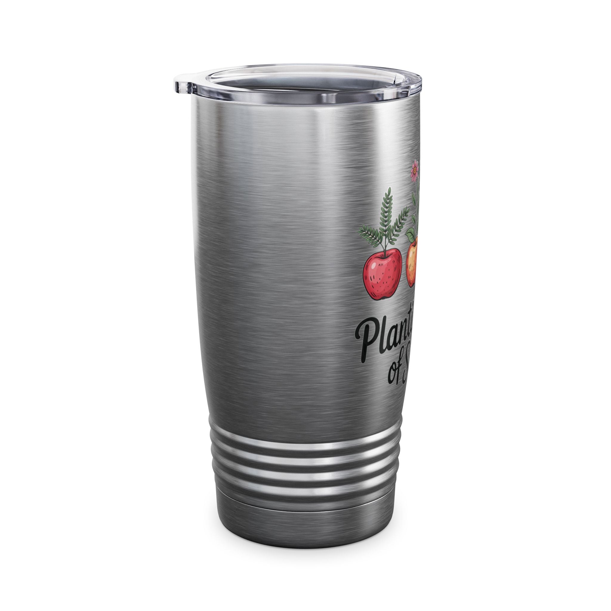Inspirational Ringneck Tumbler - Planting Seeds of Success, Travel Mug, Motivational Drinkware, Gift for Teachers, Gardening Enthusiast
