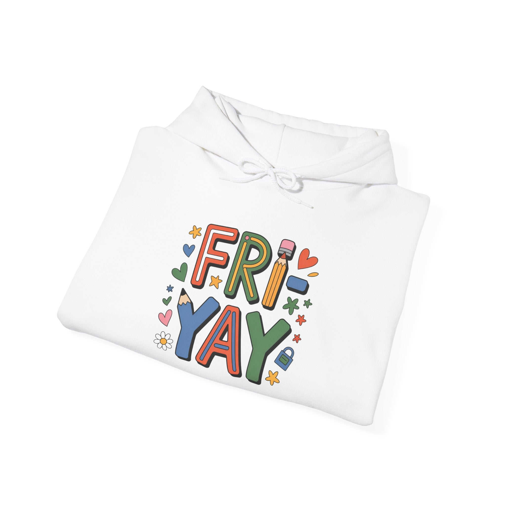 Cheerful Unisex Hooded Sweatshirt - Perfect for Casual Fridays, Birthdays, Cozy Nights, or Gift Giving