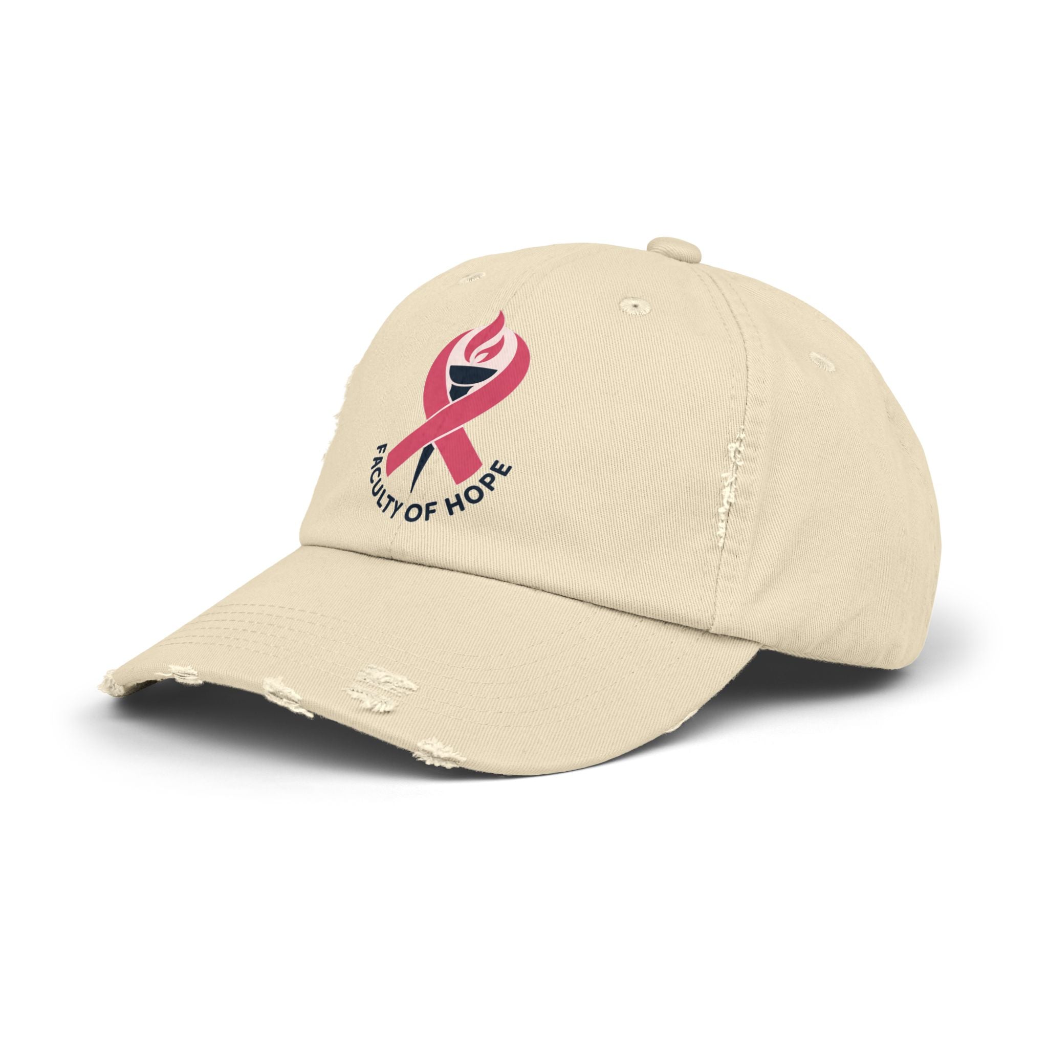 Faculty of Hope, Vintage Baseball Hat, Supportive Gift, Cancer Awareness, Everyday Casual Wear