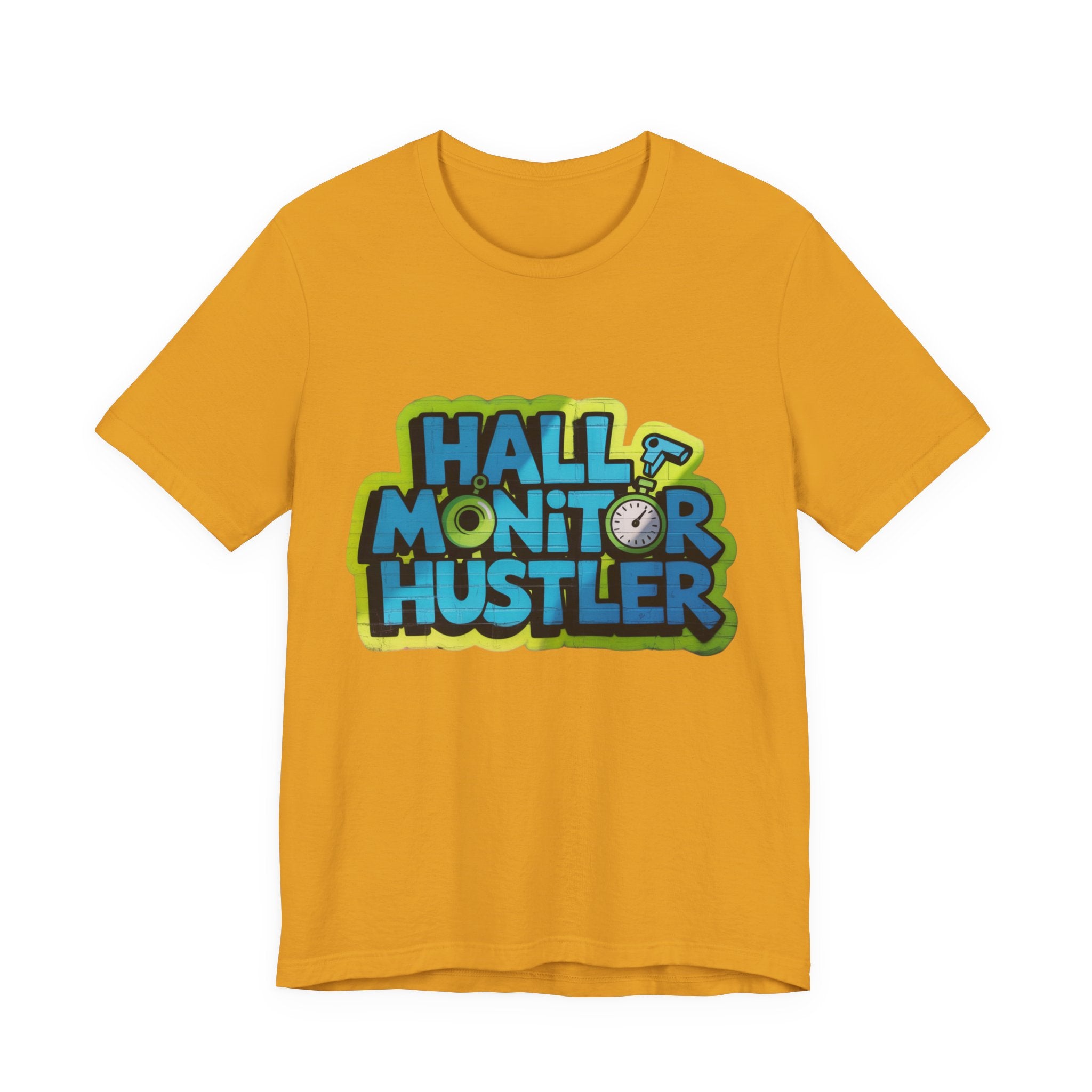 Hall Monitor Hustler Tee, Fun Teacher T-Shirt, Gift for Educators, School Spirit Shirt, Casual Everyday Wear, Back to School Gear