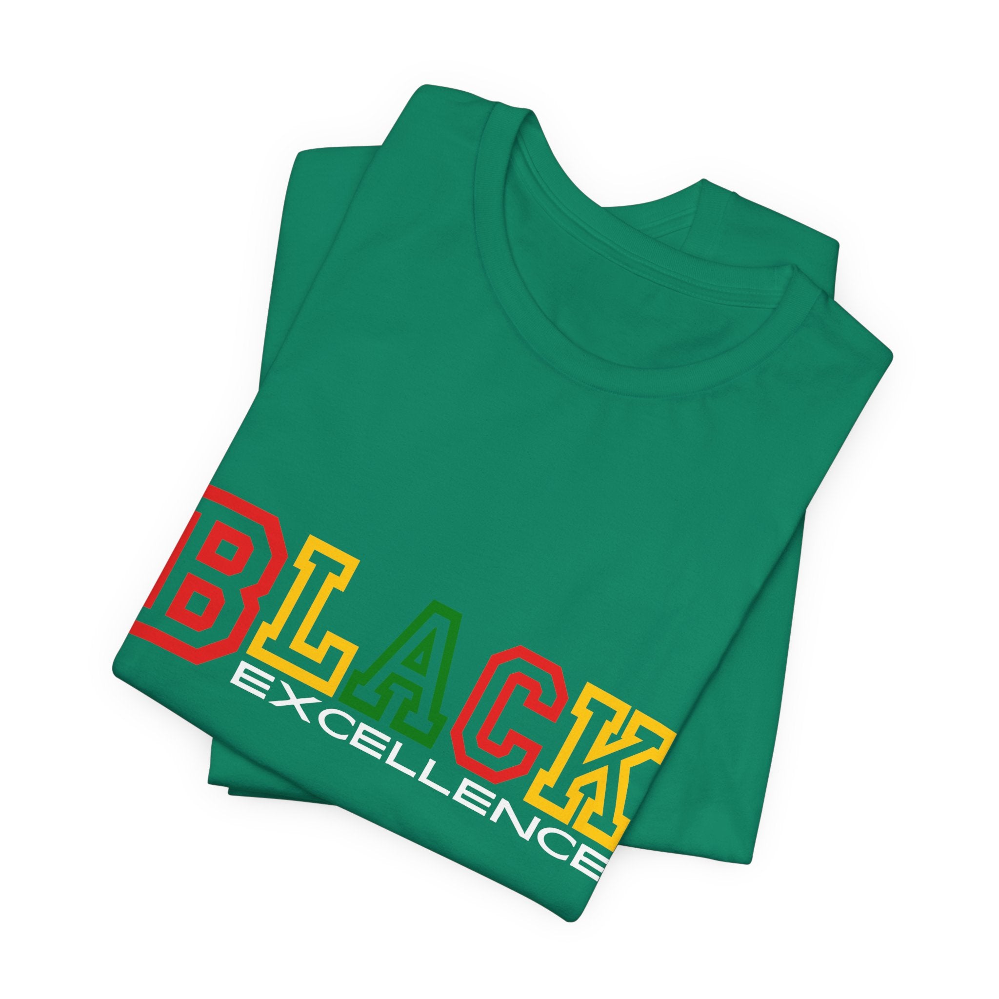 Black Excellence Tee — Pan-African Colors Pride Shirt