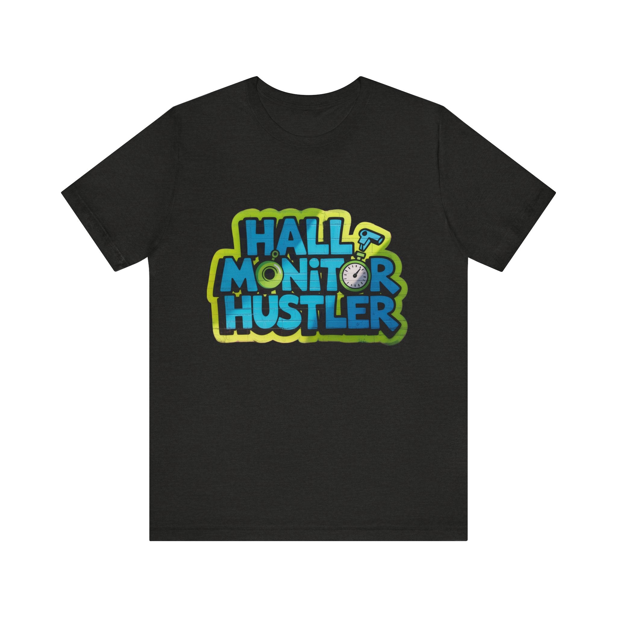Hall Monitor Hustler Tee, Fun Teacher T-Shirt, Gift for Educators, School Spirit Shirt, Casual Everyday Wear, Back to School Gear