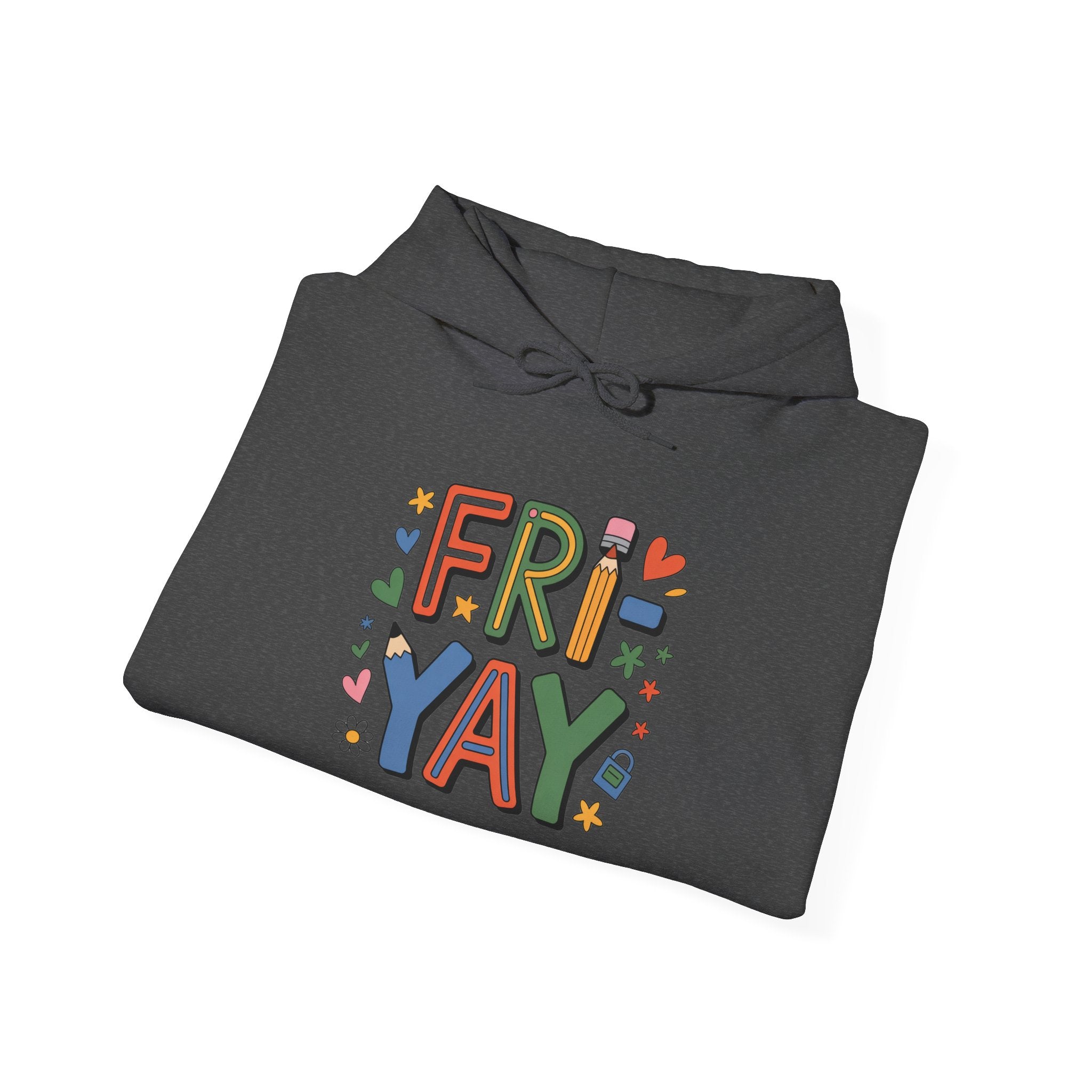 Cheerful Unisex Hooded Sweatshirt - Perfect for Casual Fridays, Birthdays, Cozy Nights, or Gift Giving