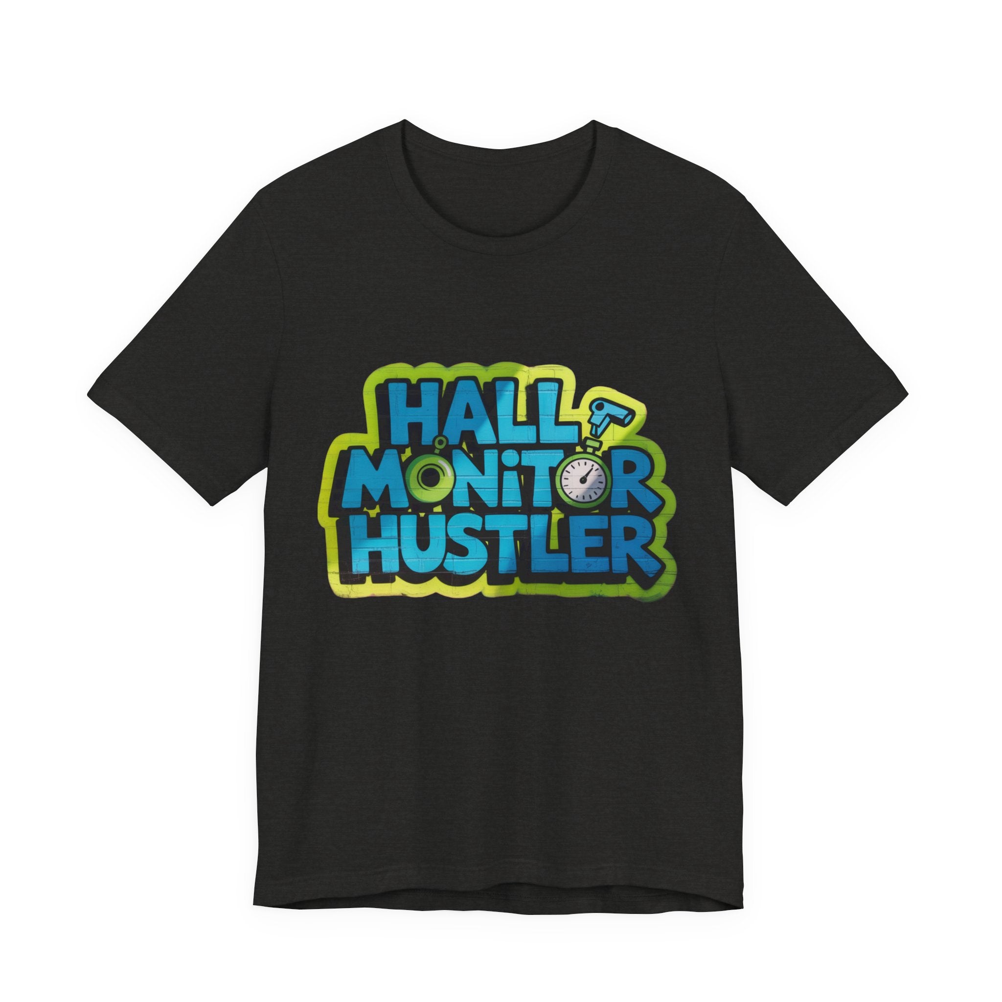 Hall Monitor Hustler Tee, Fun Teacher T-Shirt, Gift for Educators, School Spirit Shirt, Casual Everyday Wear, Back to School Gear