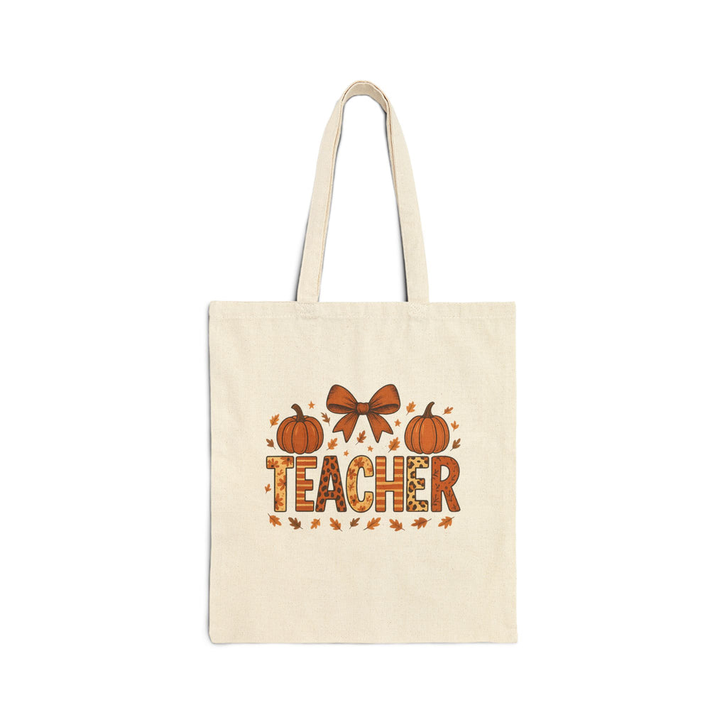 Teacher Cotton Canvas Tote Bag