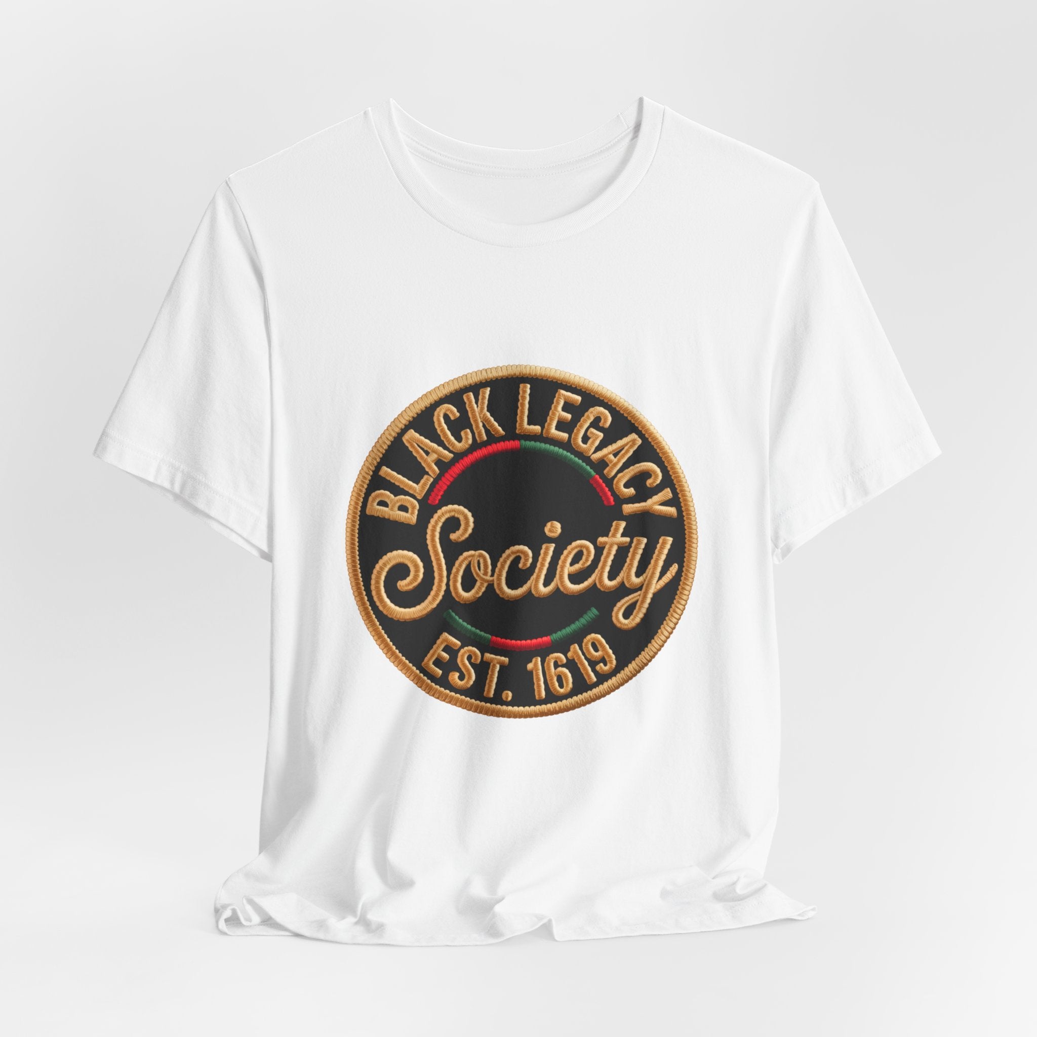 Black Legacy Society Tee – Vintage Emblem Est. 1619 T-Shirt