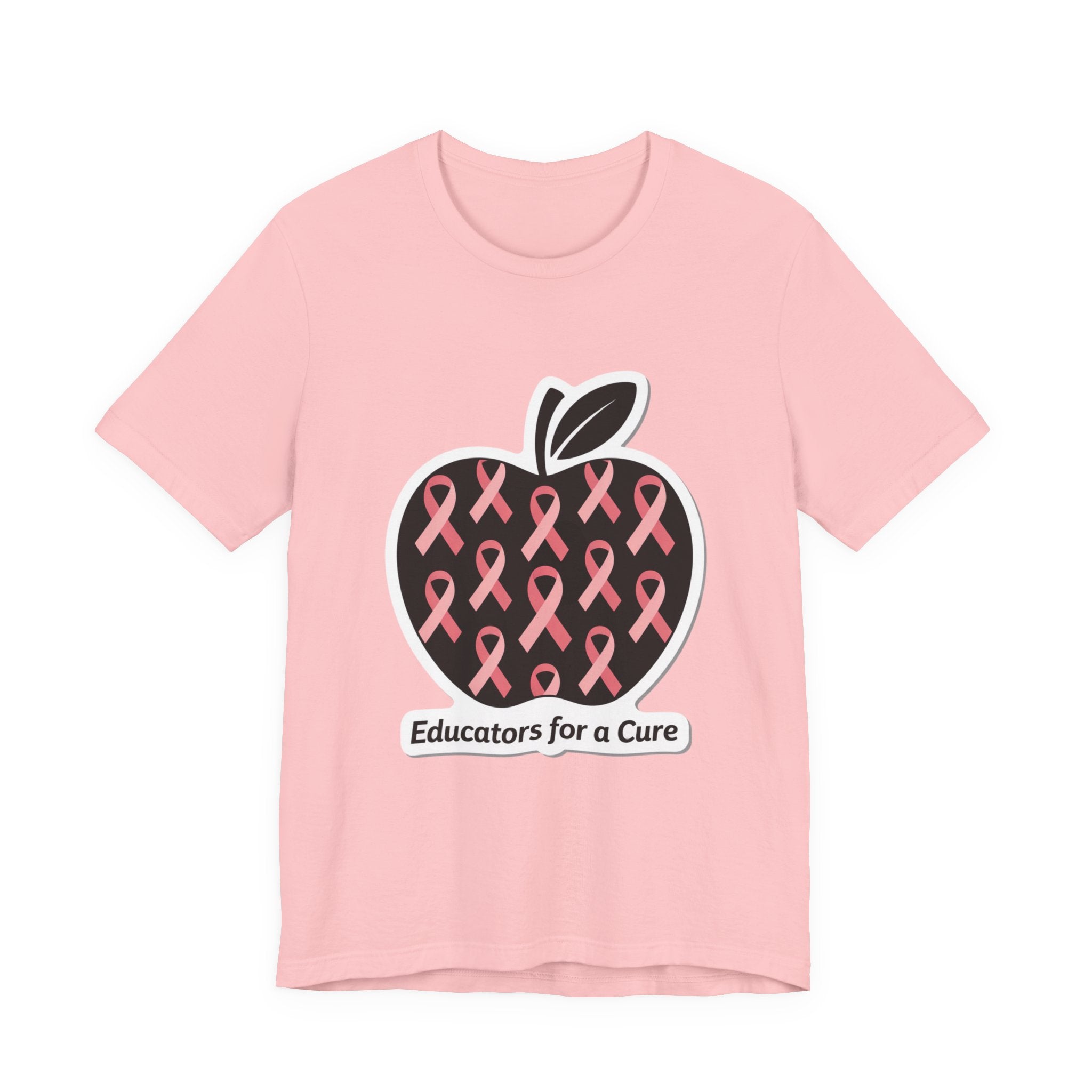 Educators for a Cure Unisex Short Sleeve Tee,  Breast Cancer Awareness Shirt